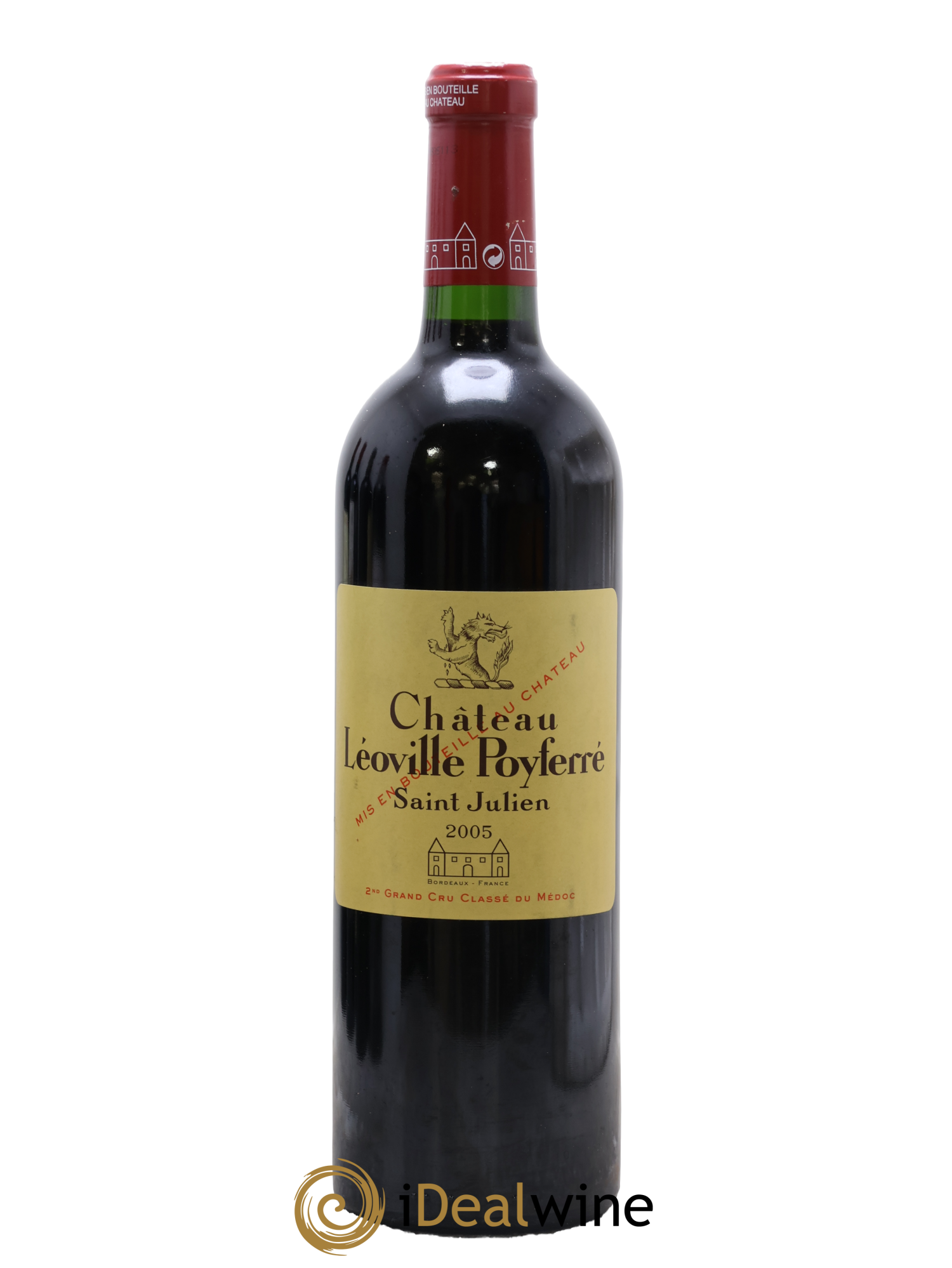 Château Léoville Poyferré 2ème Grand Cru Classé 2005 - Lot de 1 bouteille - 0