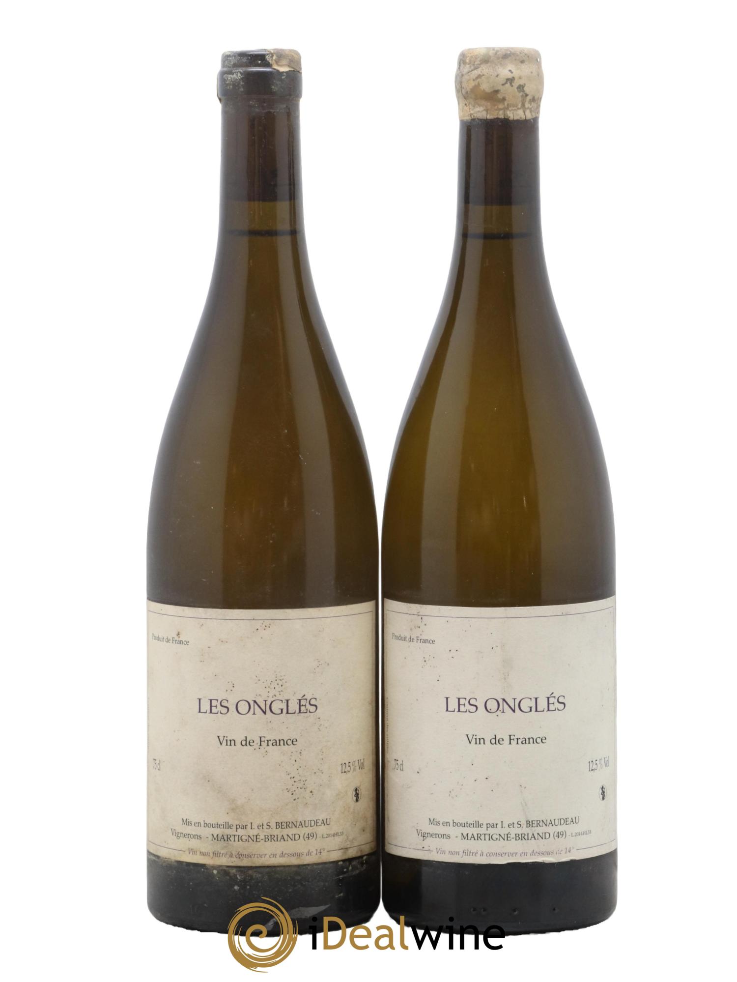 Vin de France Les Onglés Stéphane Bernaudeau 2014 - Lot de 2 bouteilles - 0
