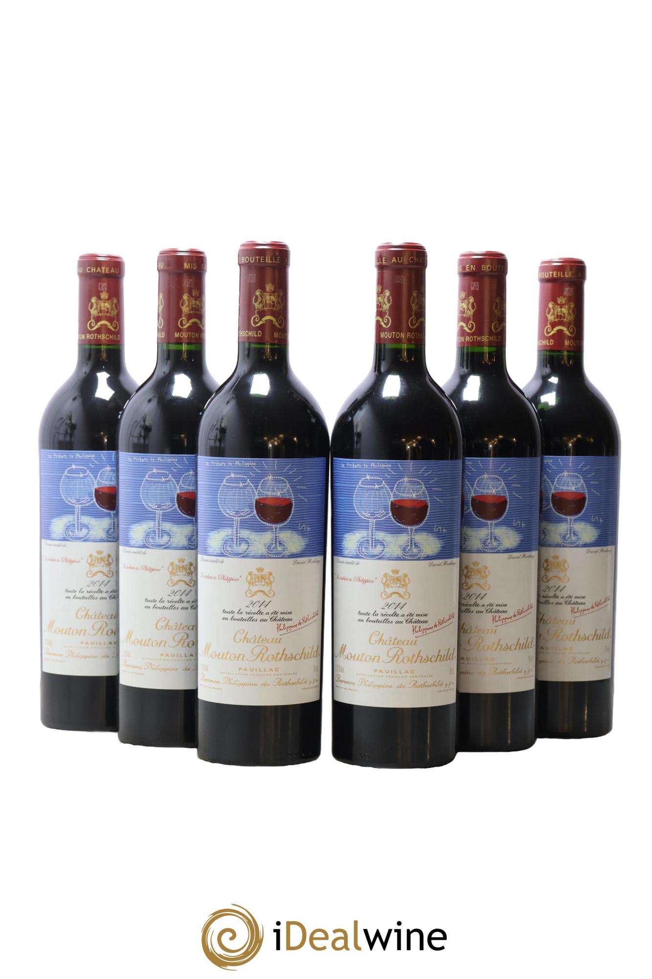 Château Mouton Rothschild 1er Grand Cru Classé 2014 - Lot of 6 bottles - 0