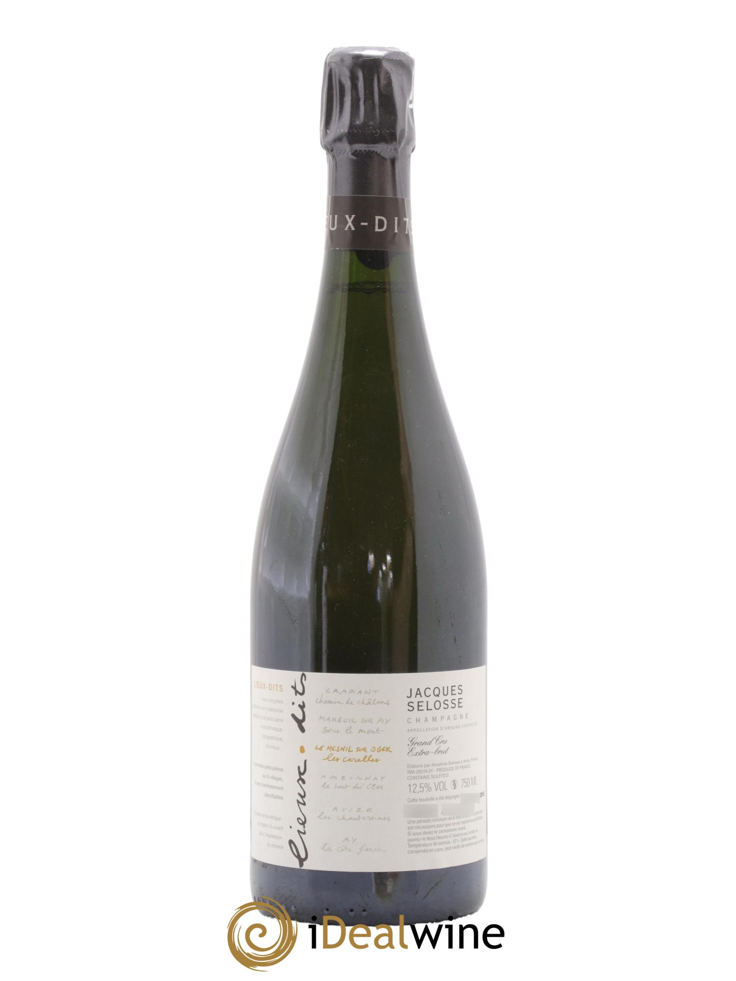 Les Carelles Blanc de Blancs Jacques Selosse - Lot de 1 bouteille - 0