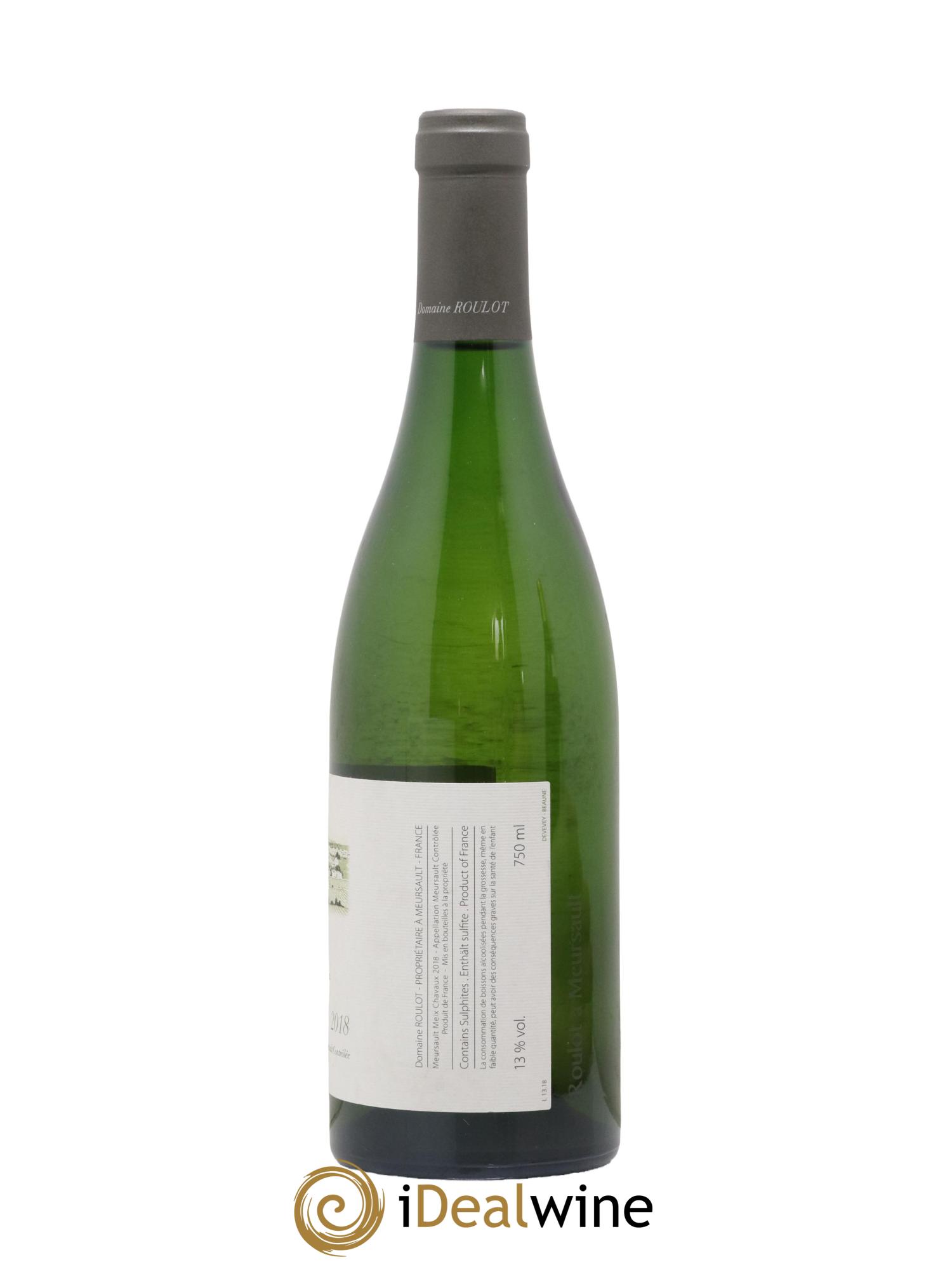 Meursault Meix Chavaux Roulot (Domaine) 2018 - Lot de 1 bouteille - 1