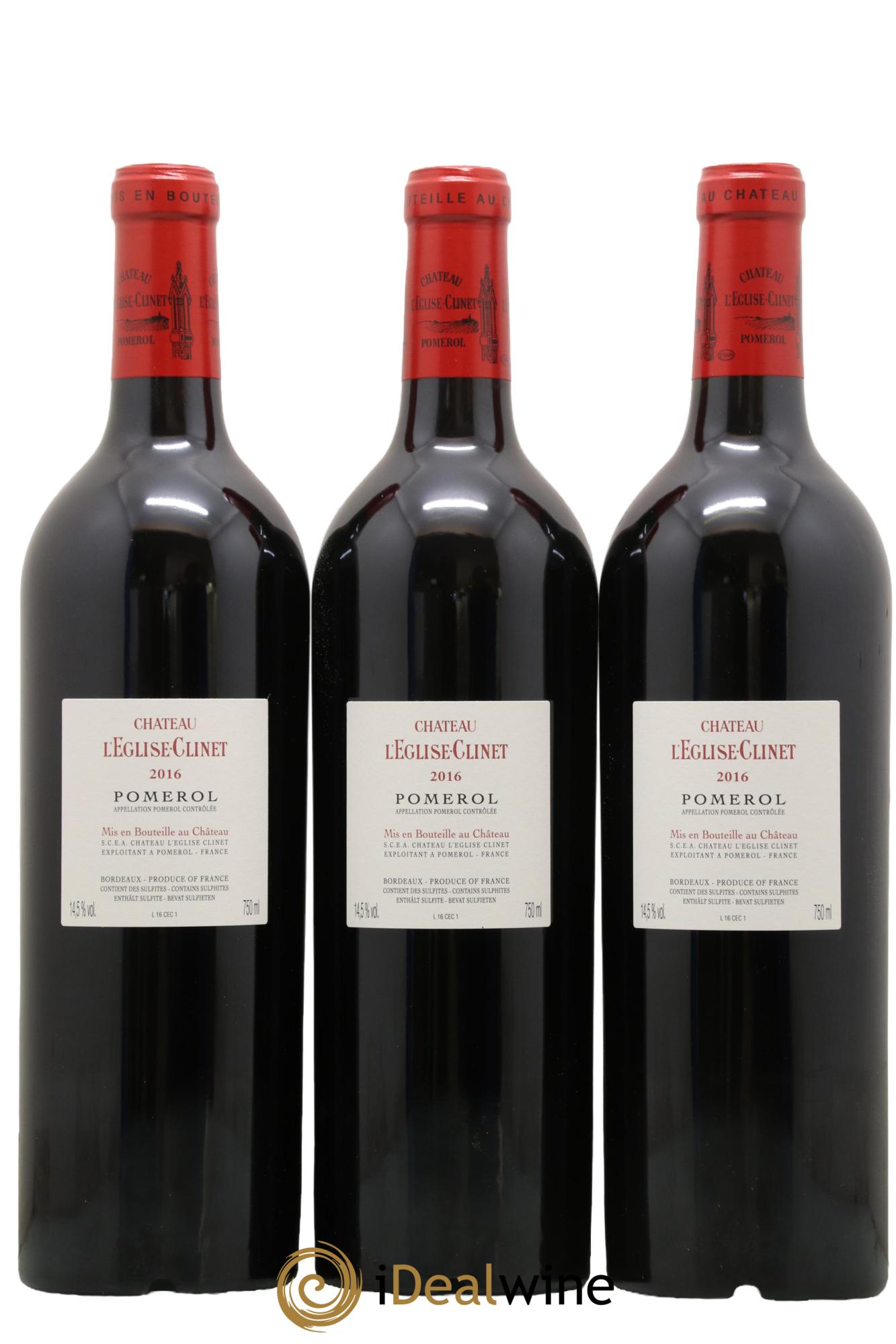 Château l' Église Clinet 2016 - Lot de 6 bouteilles - 4