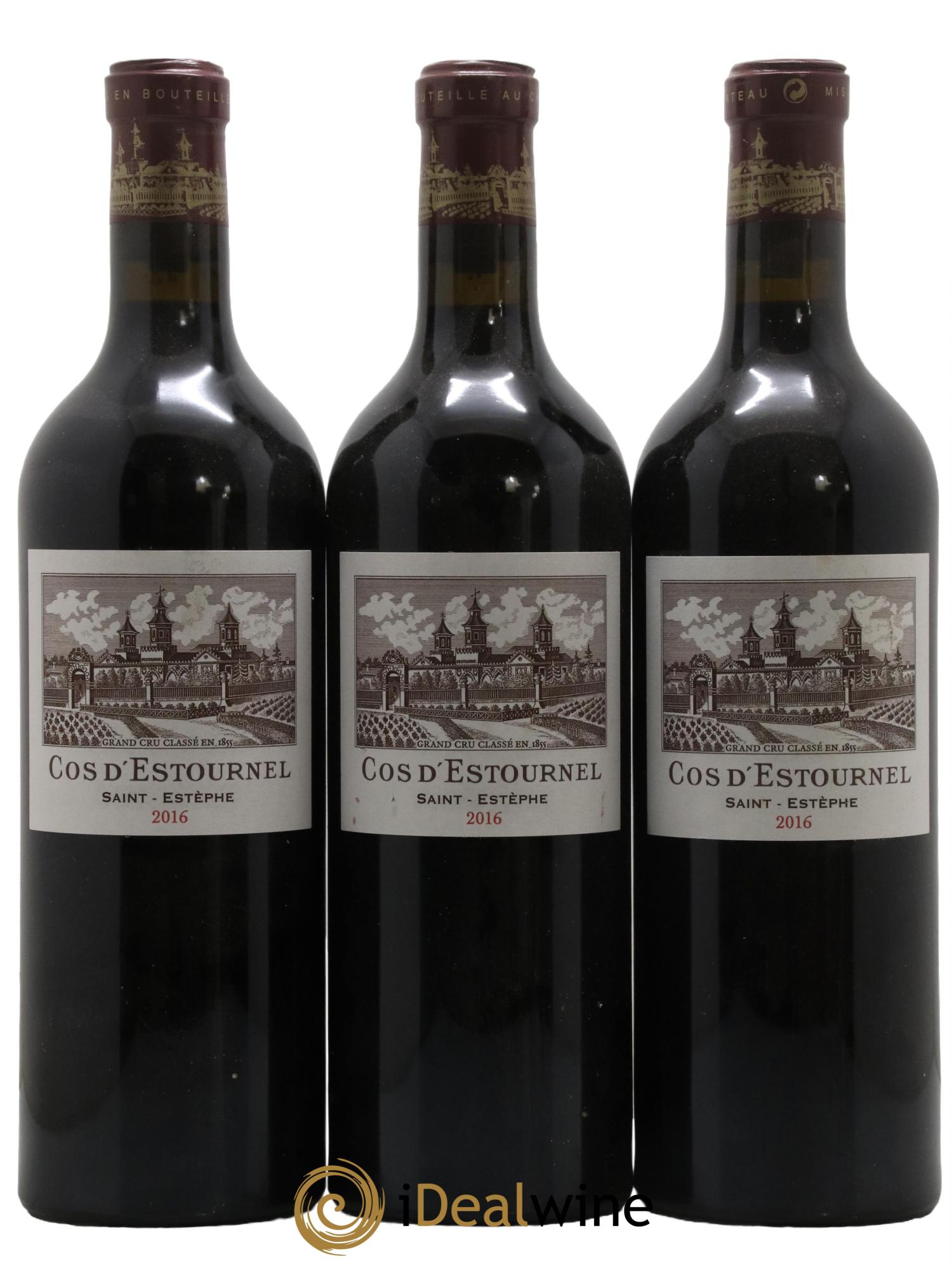 Cos d'Estournel 2ème Grand Cru Classé 2016 - Lot de 3 bouteilles - 0