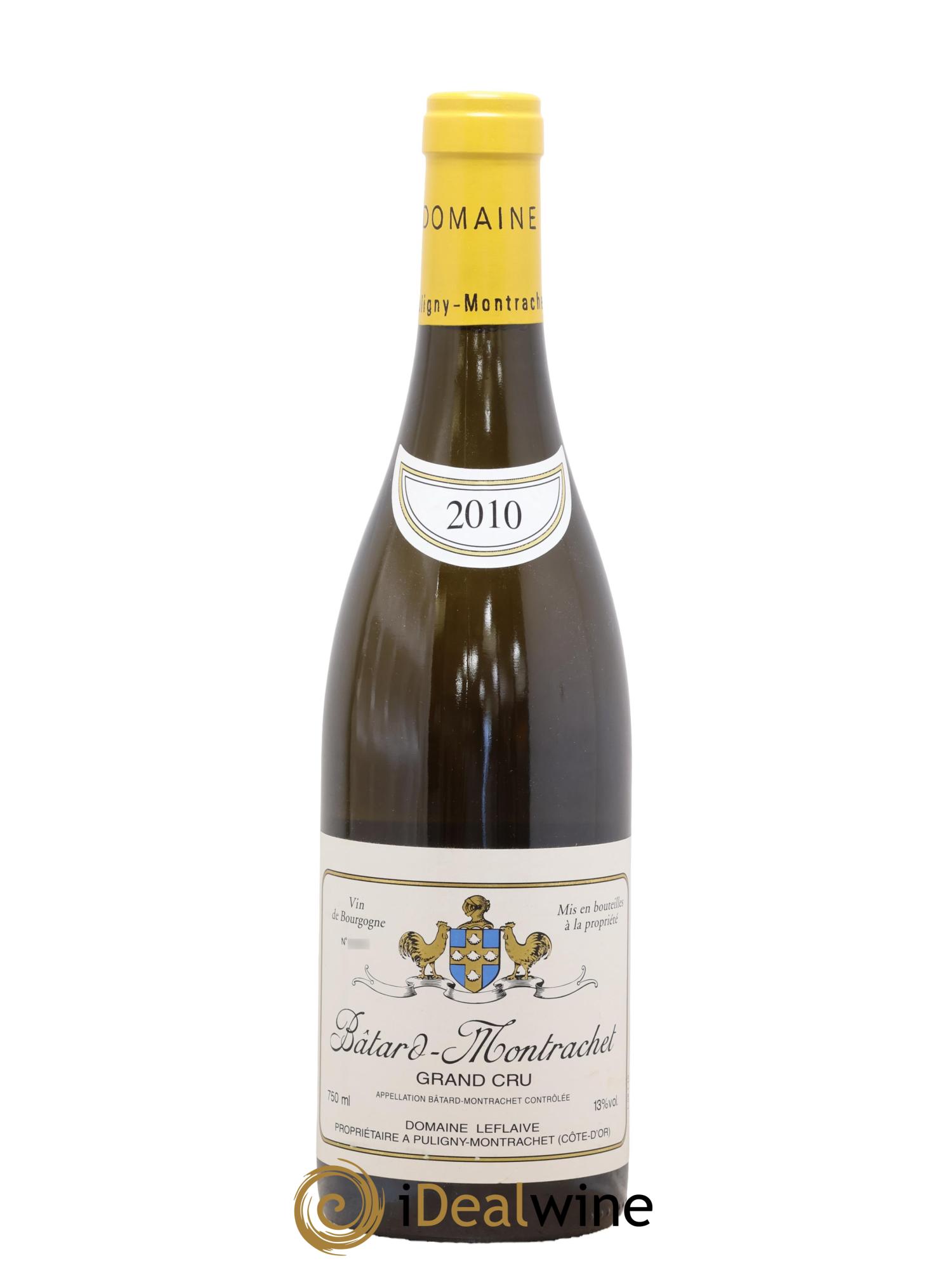 Bâtard-Montrachet Grand Cru Leflaive (Domaine) 2010 - Lot de 1 bouteille - 0