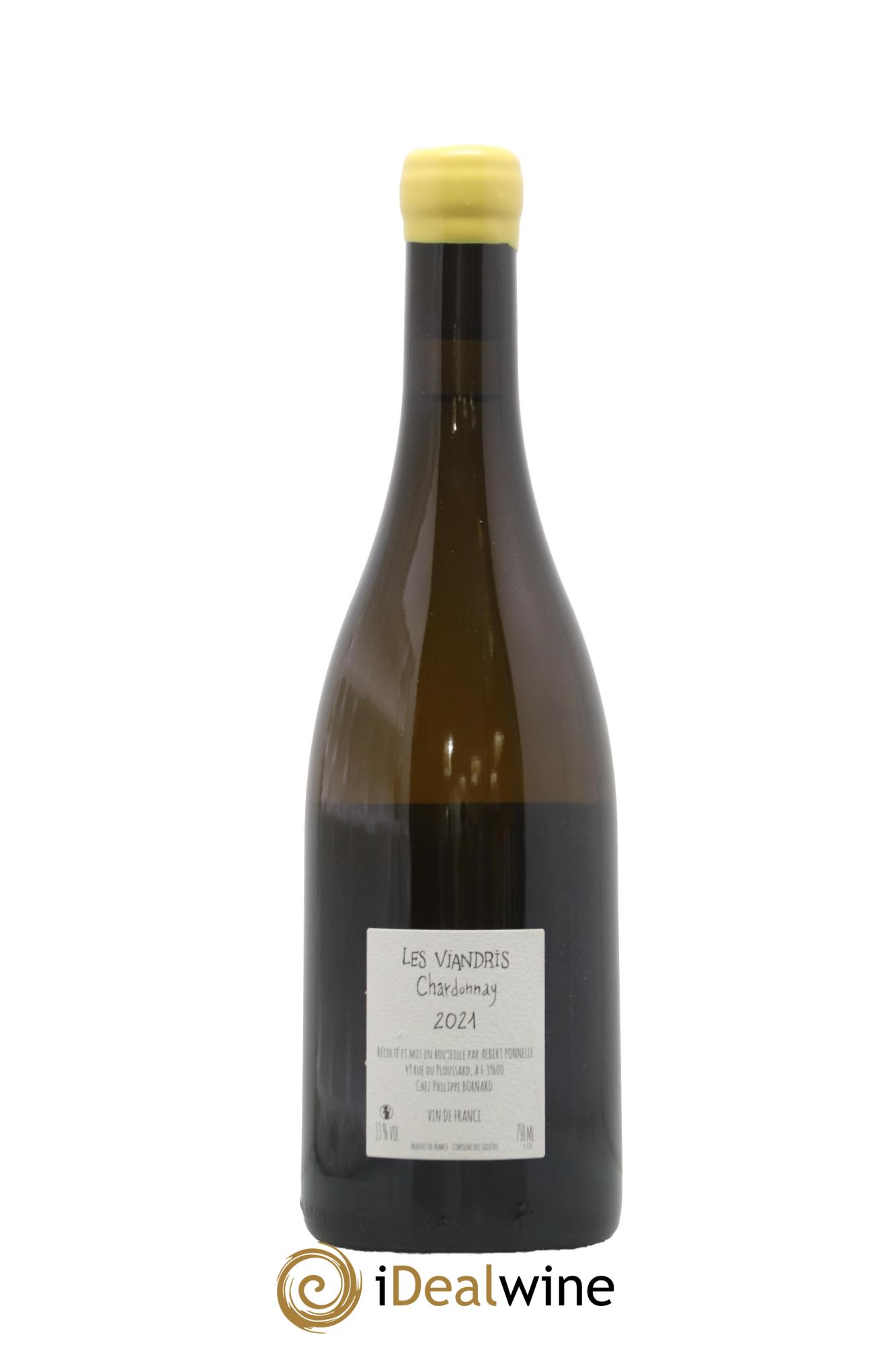 Vin de France Les Viandris Chardonnay Philippe Bornard & Albert Ponnelle 2021 - Lot de 1 bouteille - 1