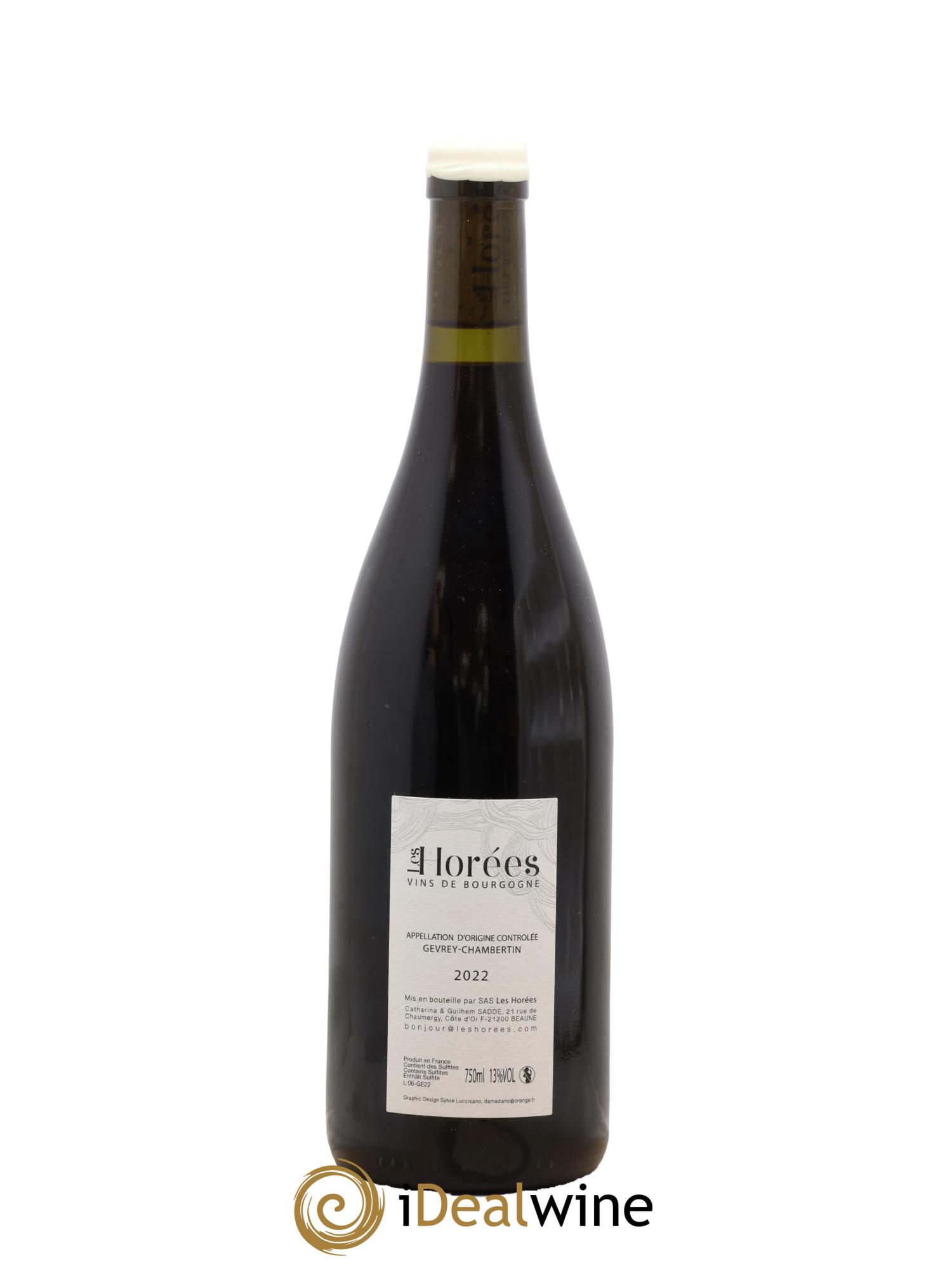 Gevrey-Chambertin En Reniard Les Horées 2022 - Lot de 1 bouteille - 1