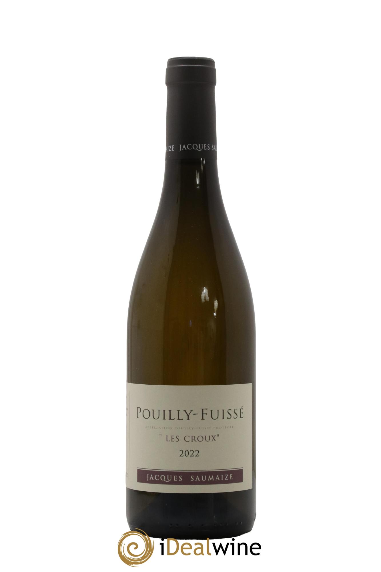 Pouilly-Fuissé Les Croux Jacques et Nathalie Saumaize 2022 - Lot de 1 bouteille - 0