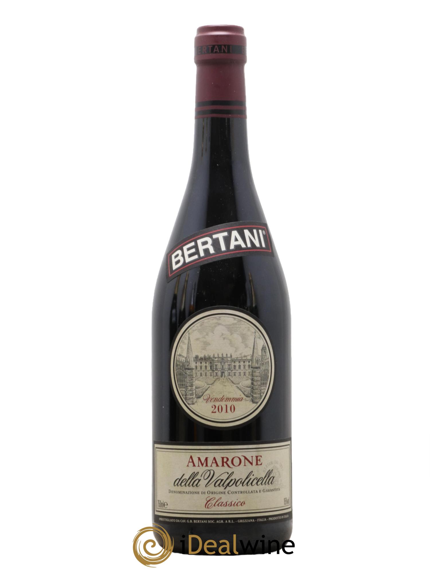 Amarone della Valpolicella Classico DOC Bertani 2010 - Lot de 1 bouteille - 0