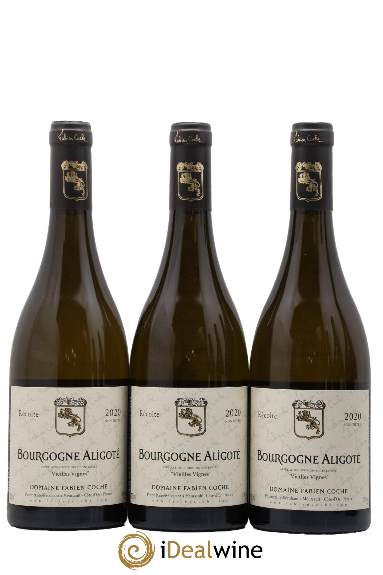 Bourgogne Aligoté Vieilles Vignes Domaine Fabien Coche 2020 - Lot de 6 bouteilles - 1