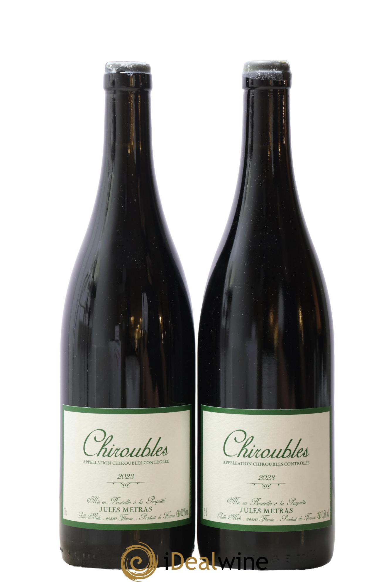 Chiroubles Jules Métras (Domaine) 2023 - Lot de 2 bouteilles - 0