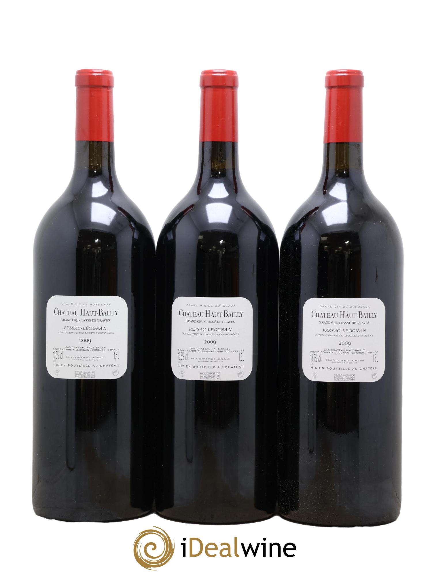 Château Haut-Bailly Cru Classé de Graves 2009 - Lot de 3 magnums - 1