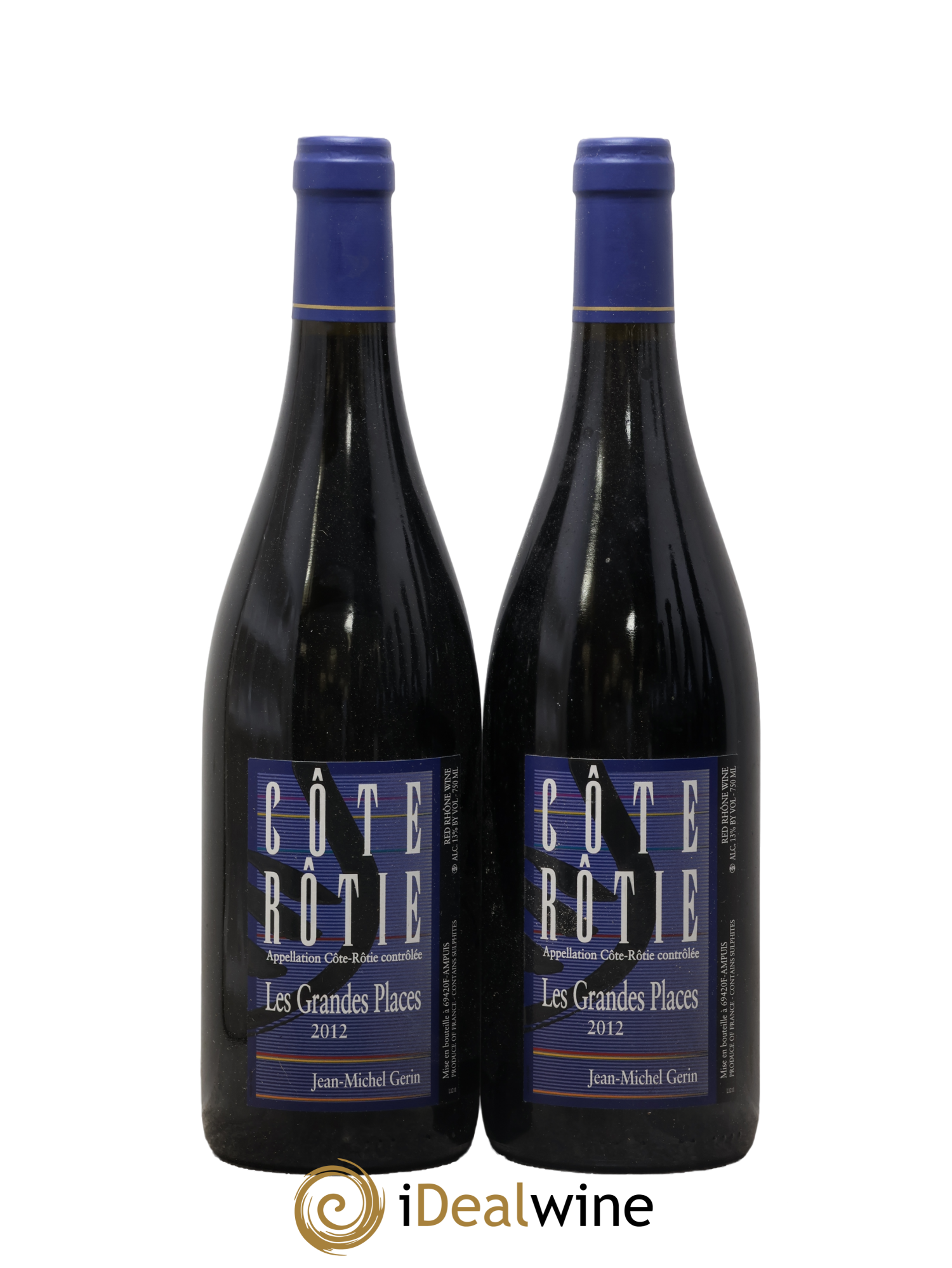 Côte-Rôtie Les Grandes Places Jean-Michel Gerin 2012 - Lot de 2 bouteilles - 0