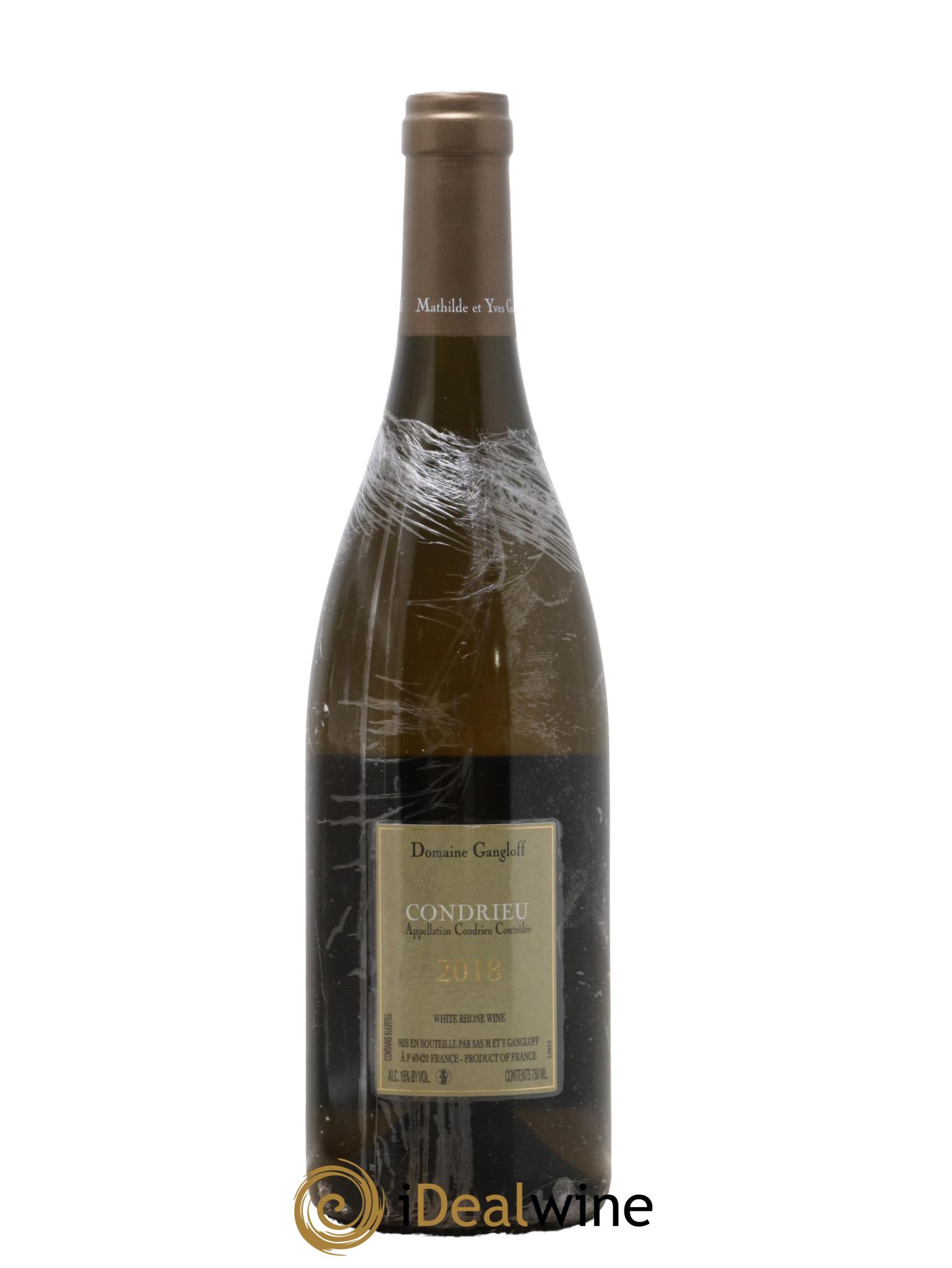 Condrieu Domaine Gangloff (Domaine) 2018 - Lot de 1 bouteille - 1
