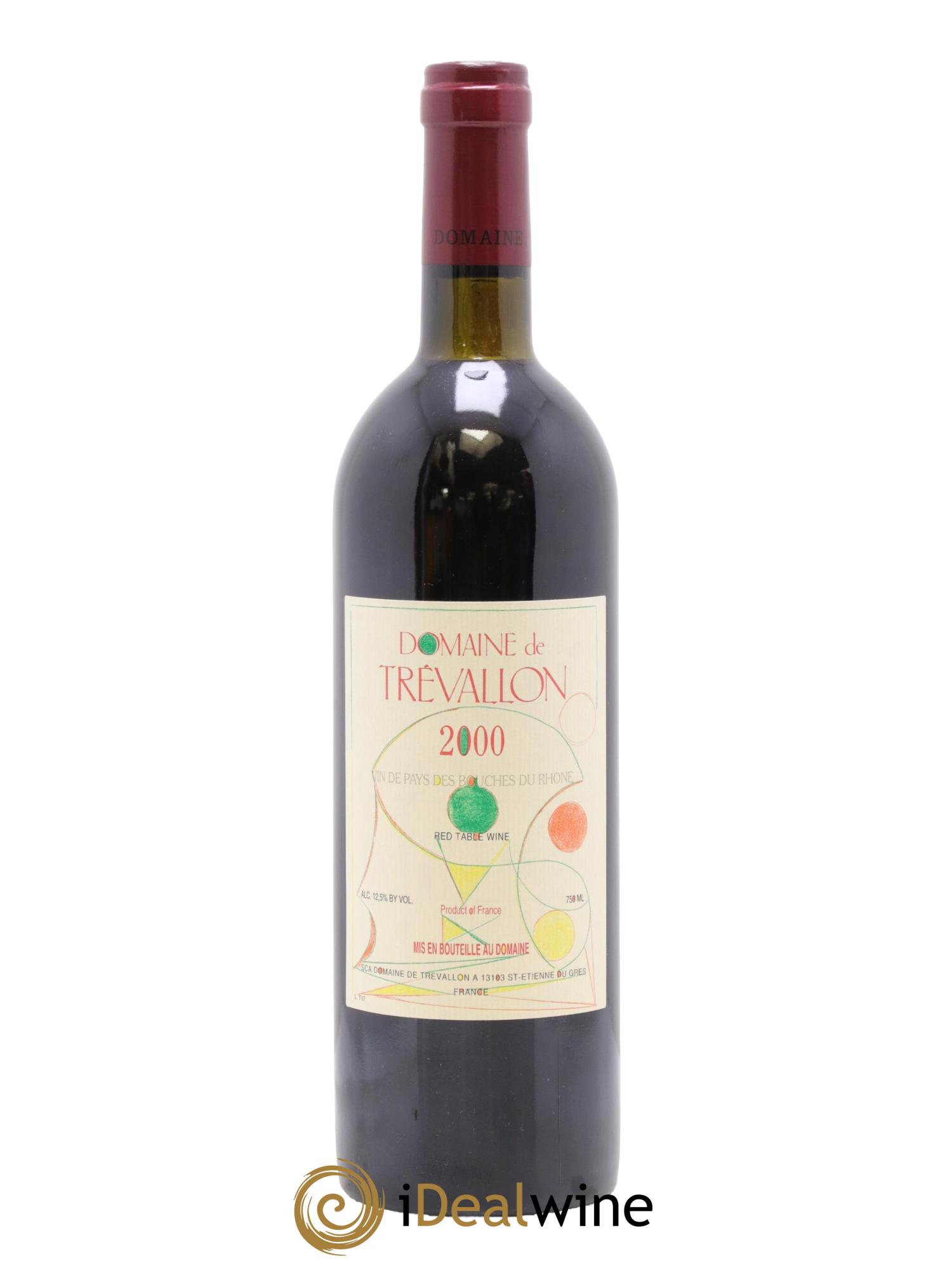 VDP Bouches du Rhône Trévallon (Domaine de) Eloi Dürrbach 2000 - Lotto di 1 bottiglia - 0