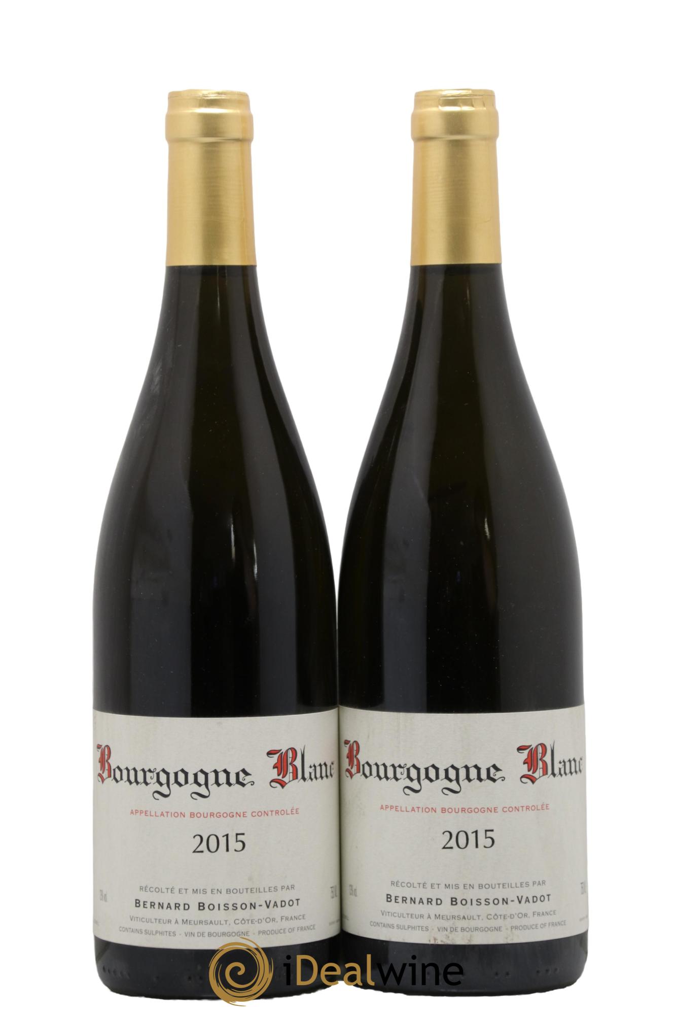 Bourgogne Boisson-Vadot (Domaine) 2015 - Lotto di 2 bottiglie - 0