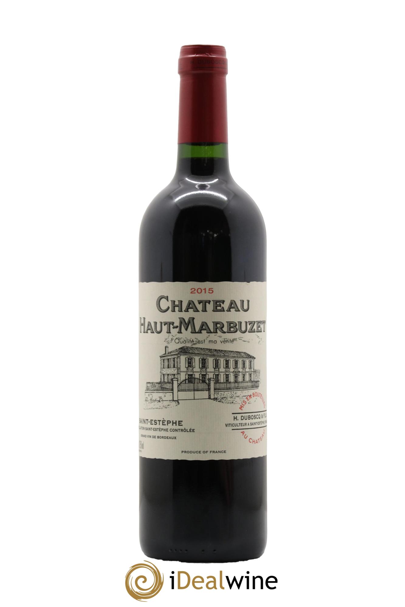 Château Haut Marbuzet 2015 - Lot de 1 bouteille - 0