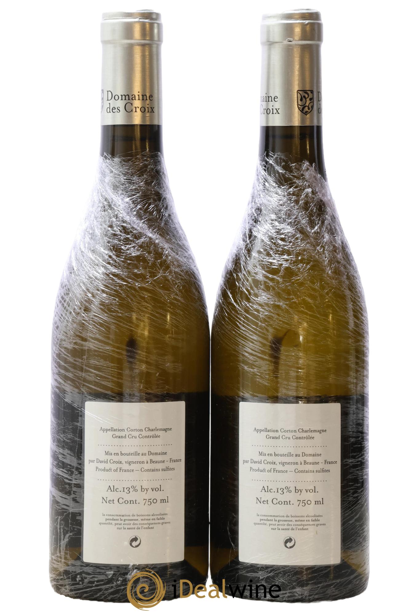 Corton-Charlemagne Grand Cru Croix (Domaine des) 2019 - Lot of 2 bottles - 1