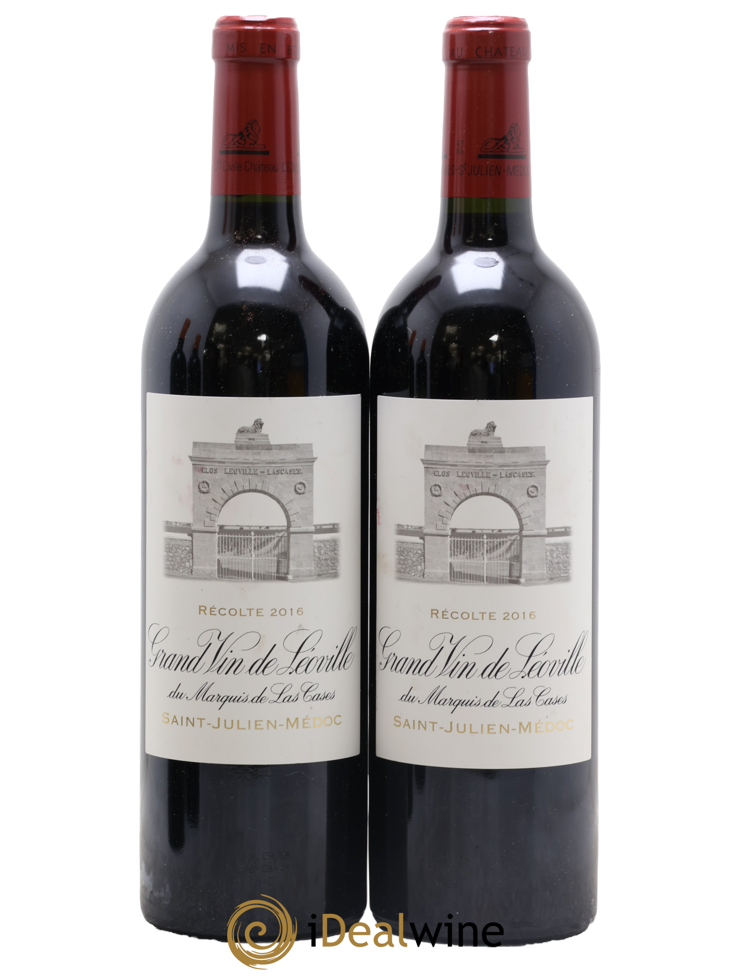 Château Léoville Las Cases 2ème Grand Cru Classé 2016 - Lot de 2 bouteilles - 0
