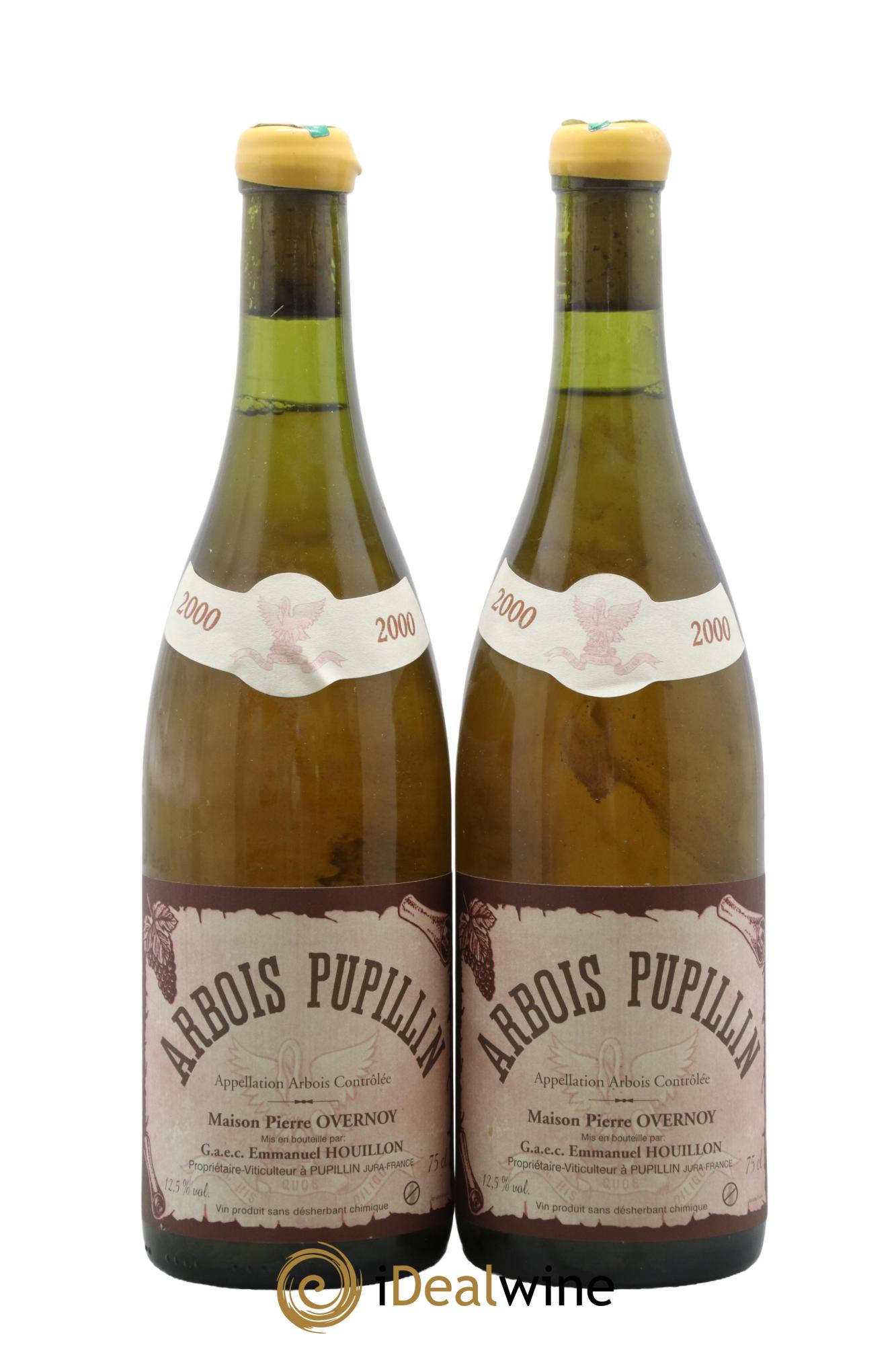 Arbois-Pupillin Savagnin (cire jaune) Overnoy-Houillon (Domaine) 2000 - Lot de 2 bouteilles - 0