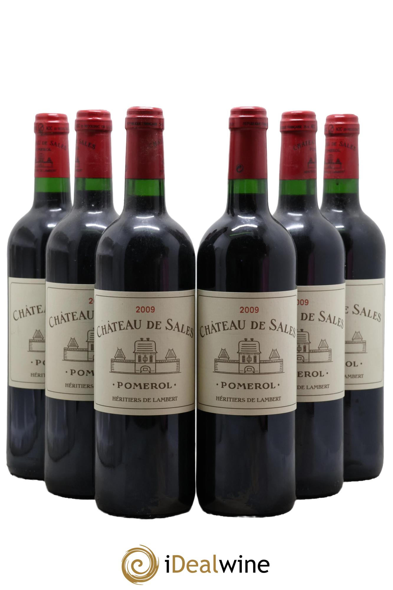 Château de Sales 2009 - Lot of 6 bottles - 0