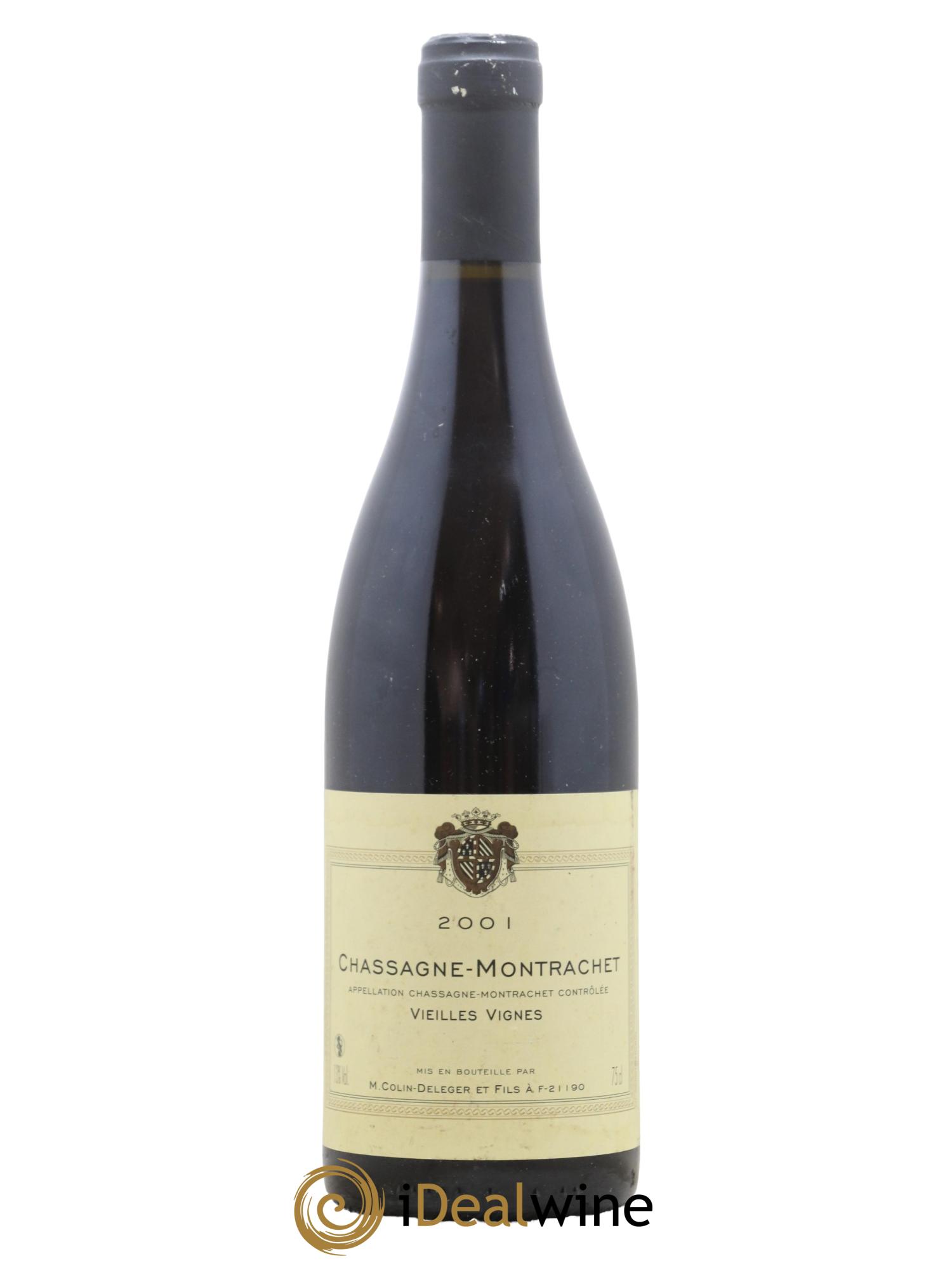 Chassagne-Montrachet Vieilles Vignes Colin Deleger 2001 - Lot de 1 bouteille - 0