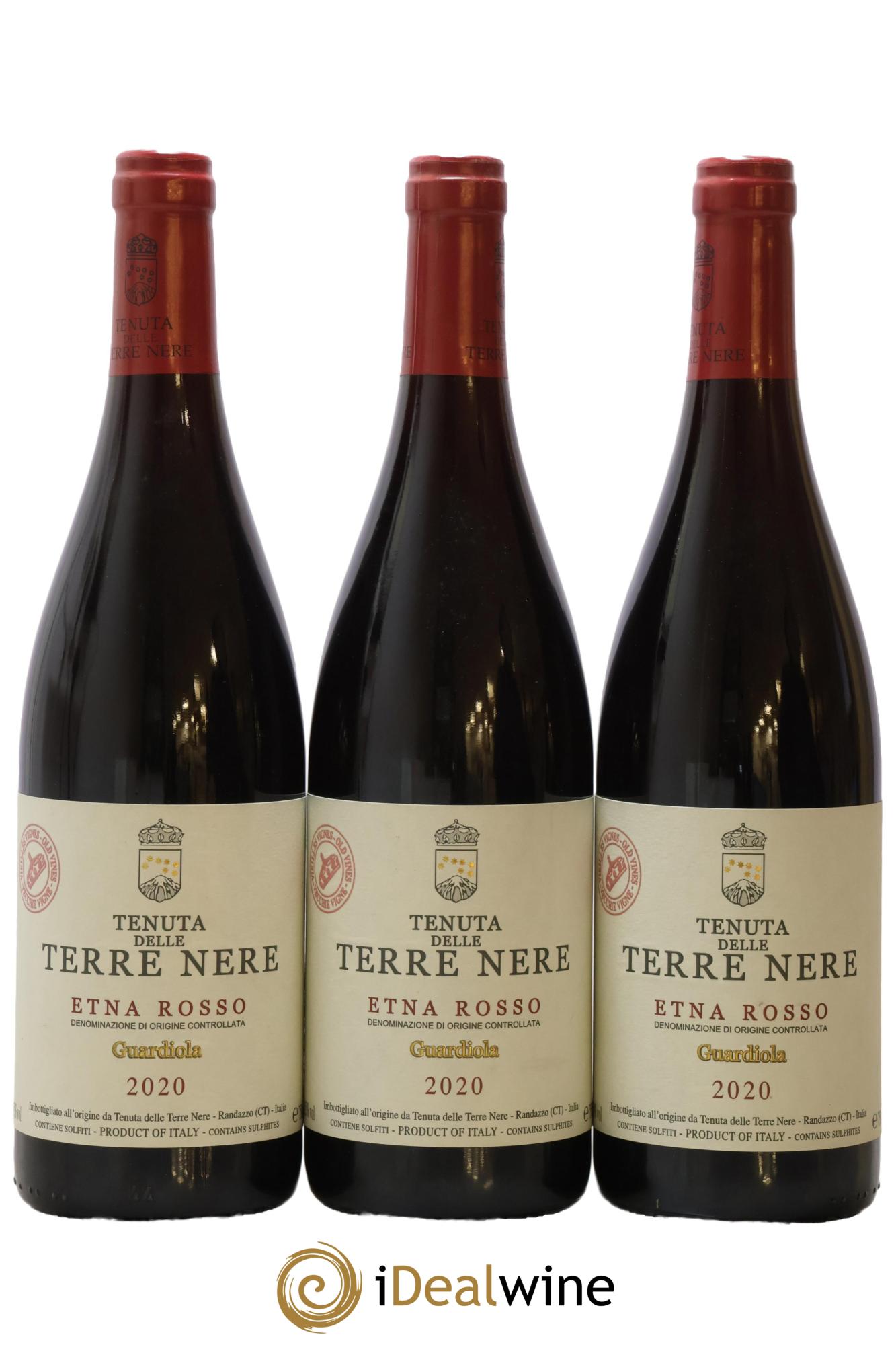Etna Rosso DOC Tenuta delle Terre Nere Guardiola 2020 - Lot of 3 bottles - 0