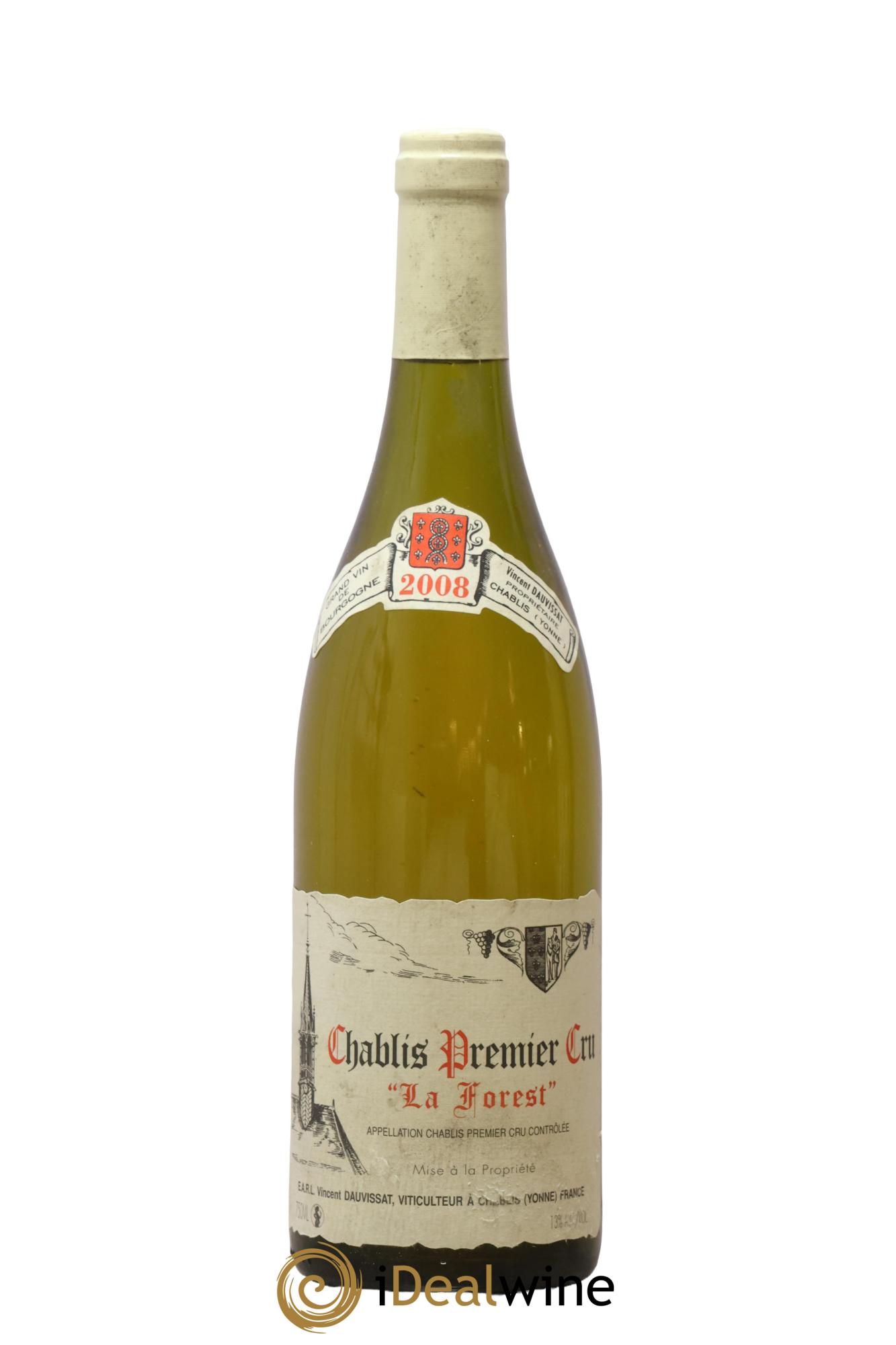 Chablis 1er Cru La Forest Vincent Dauvissat (Domaine) 2008 - Lot de 1 bouteille - 0