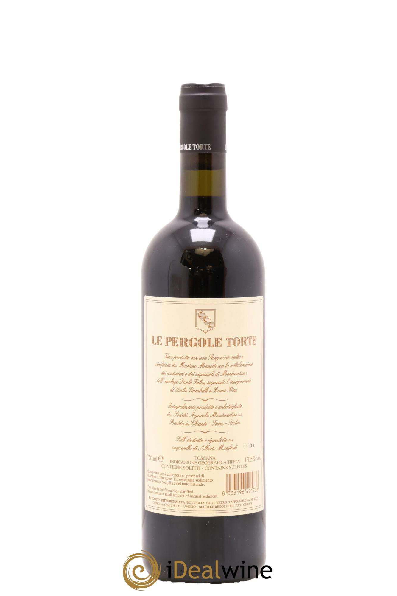 Toscana IGT Montevertine Le Pergole Torte Famille Manetti 2020 - Lot de 1 bouteille - 1
