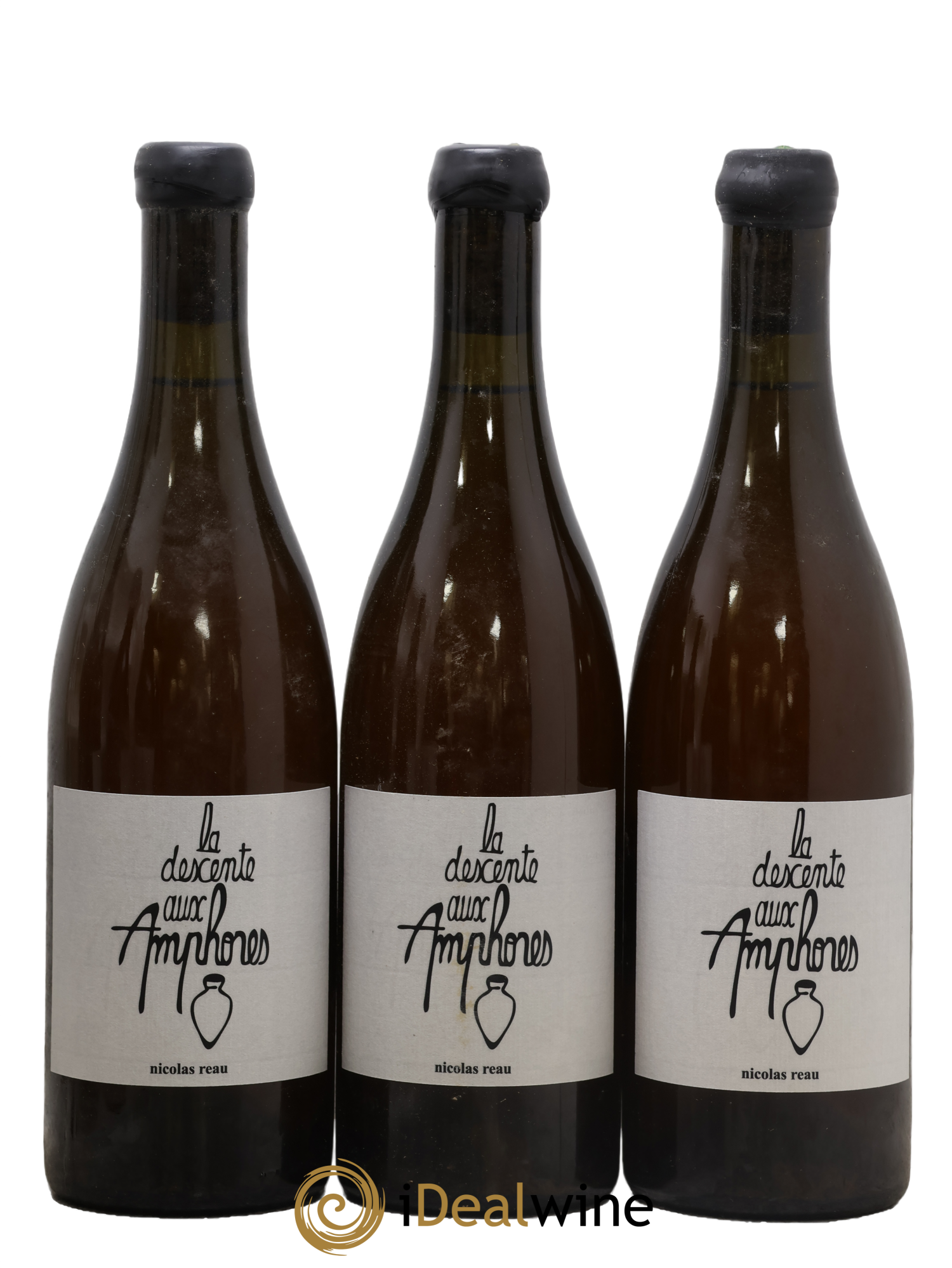 Vin de France Clos des Treilles La descente aux Amphores Nicolas Réau - Lot of 3 bottles - 0