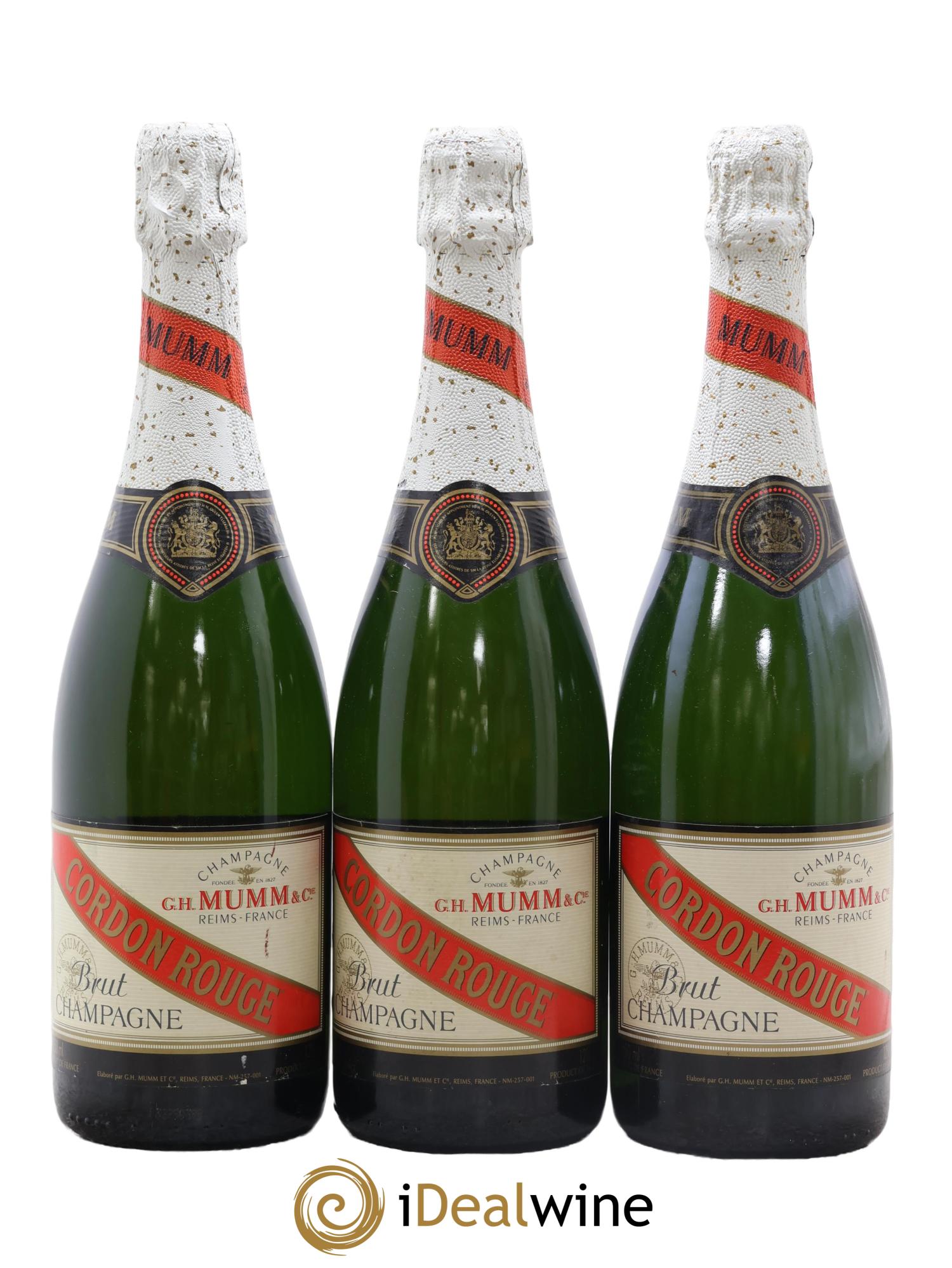 Cordon Rouge Mumm - Posten von 3 Flaschen - 0