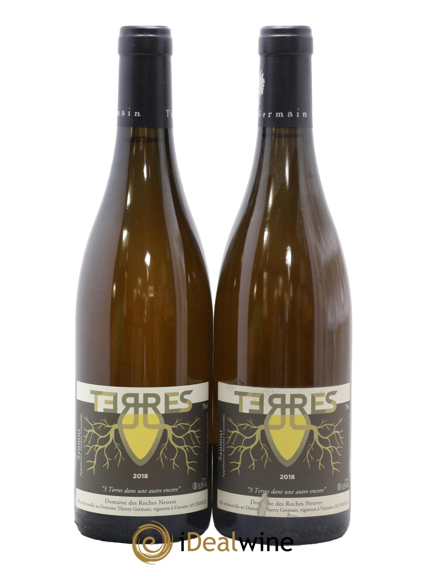 Saumur Terres Domaine des Roches Neuves - Thierry Germain 2018 - Lot de 2 bouteilles - 0
