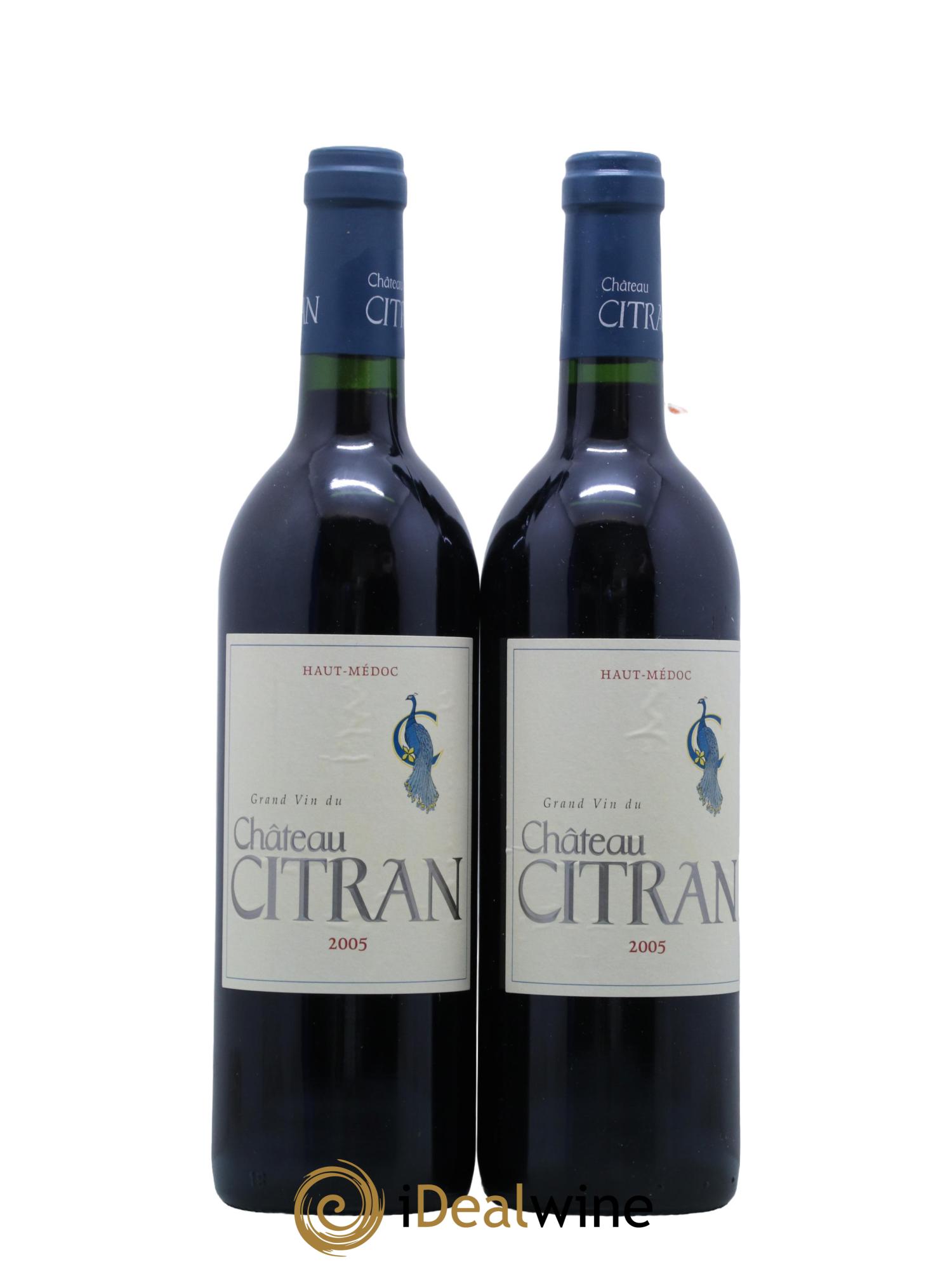 Château Citran Cru Bourgeois 2005 - Lot of 2 bottles - 0