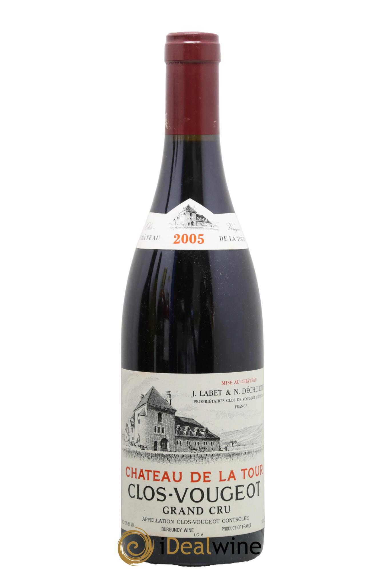 Clos de Vougeot Grand Cru Château de La Tour 2005 - Lotto di 1 bottiglia - 0