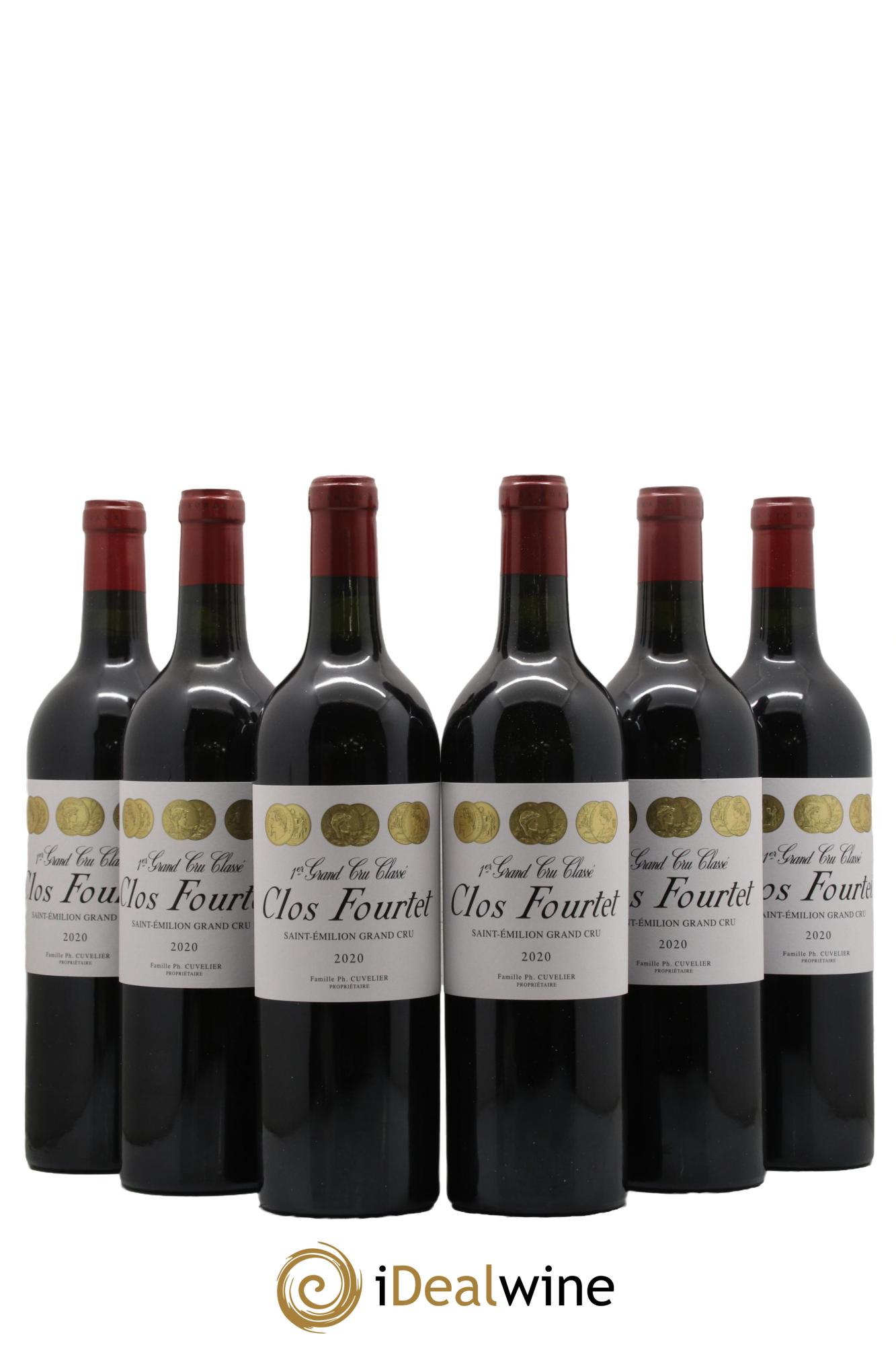Clos Fourtet 1er Grand Cru Classé B 2020 - Lotto di 6 bottiglie - 0