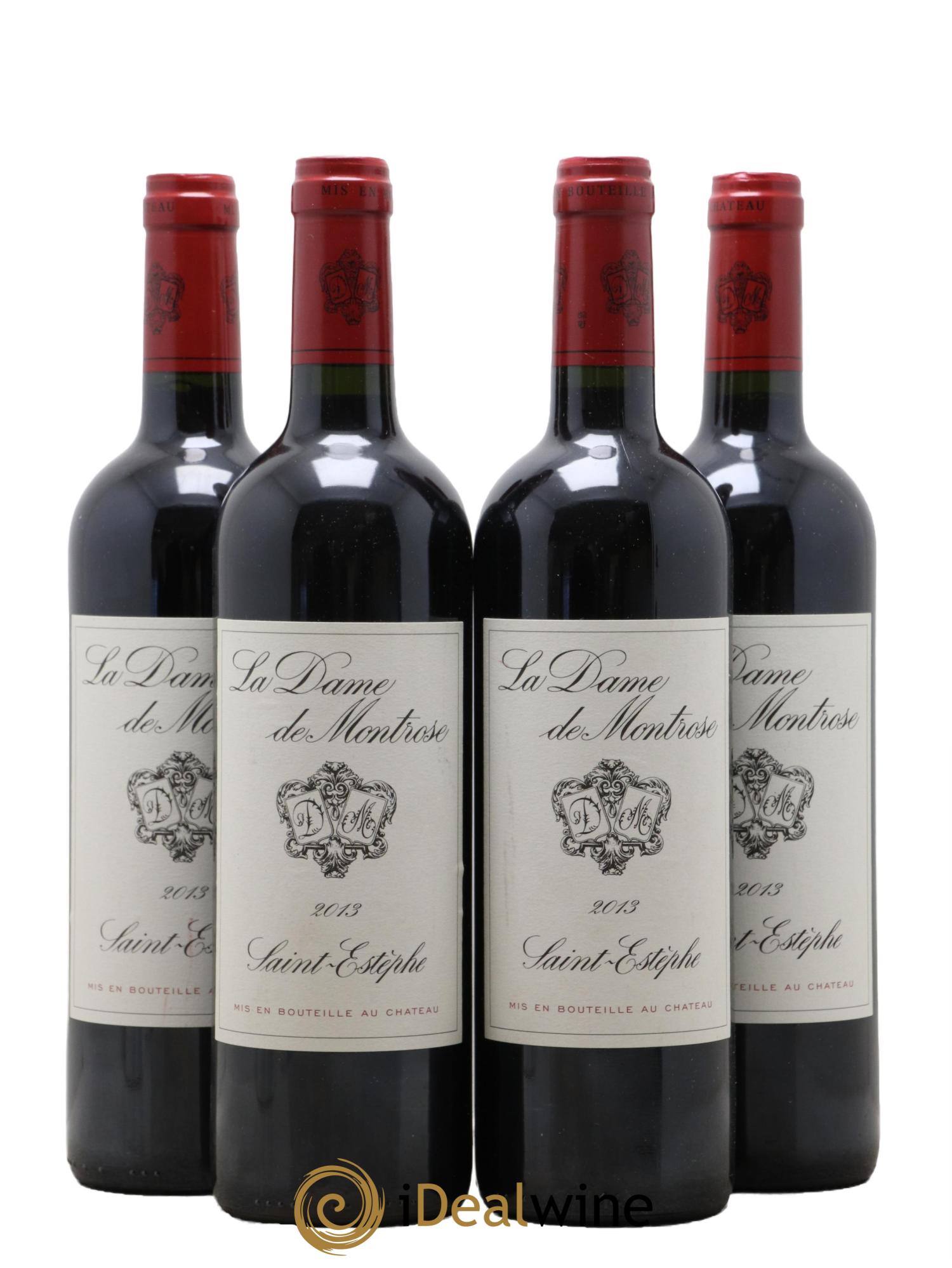 La Dame de Montrose Second Vin 2013 - Lotto di 4 bottiglie - 0