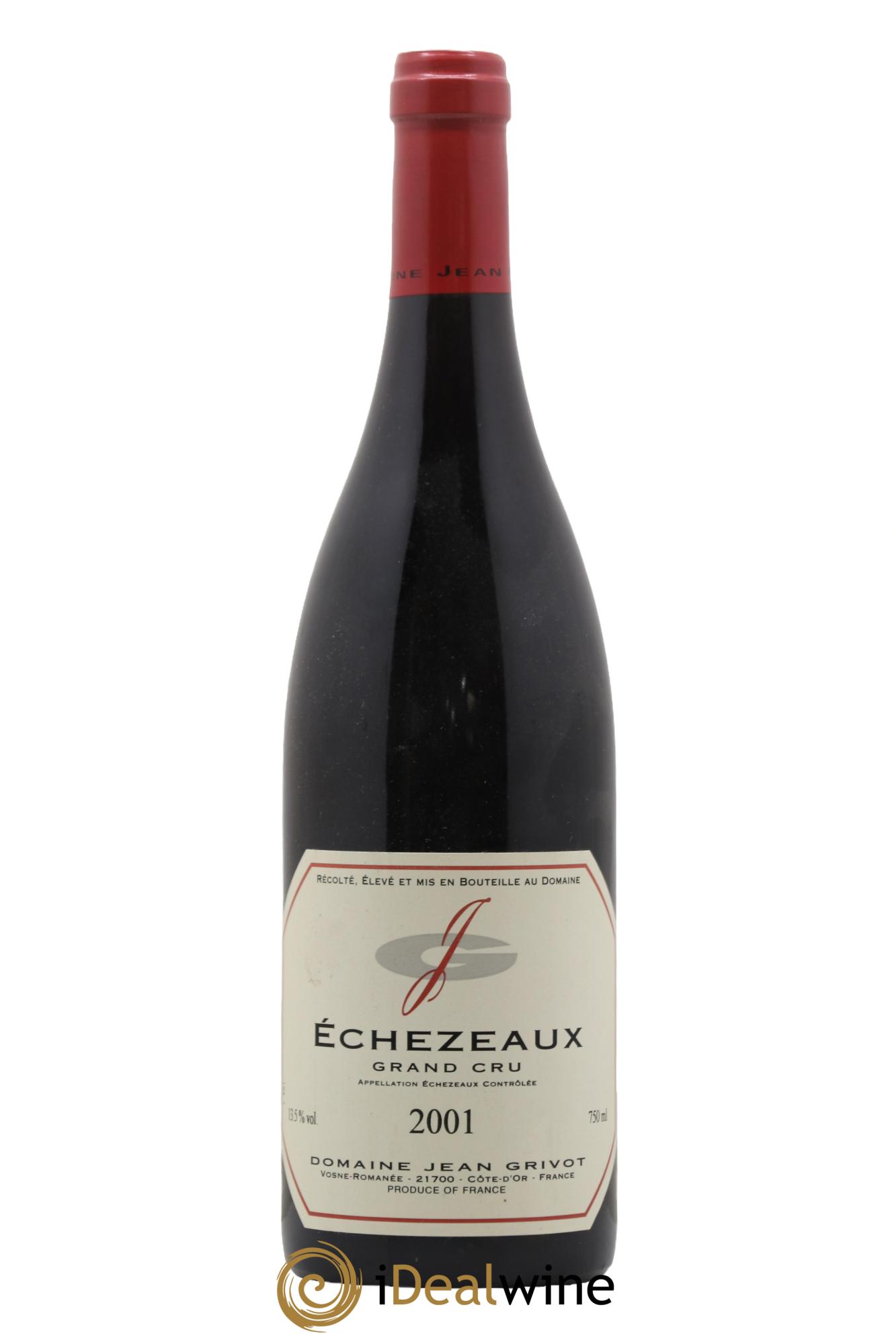 Echezeaux Grand Cru Jean Grivot 2001 - Lot de 1 bouteille - 0