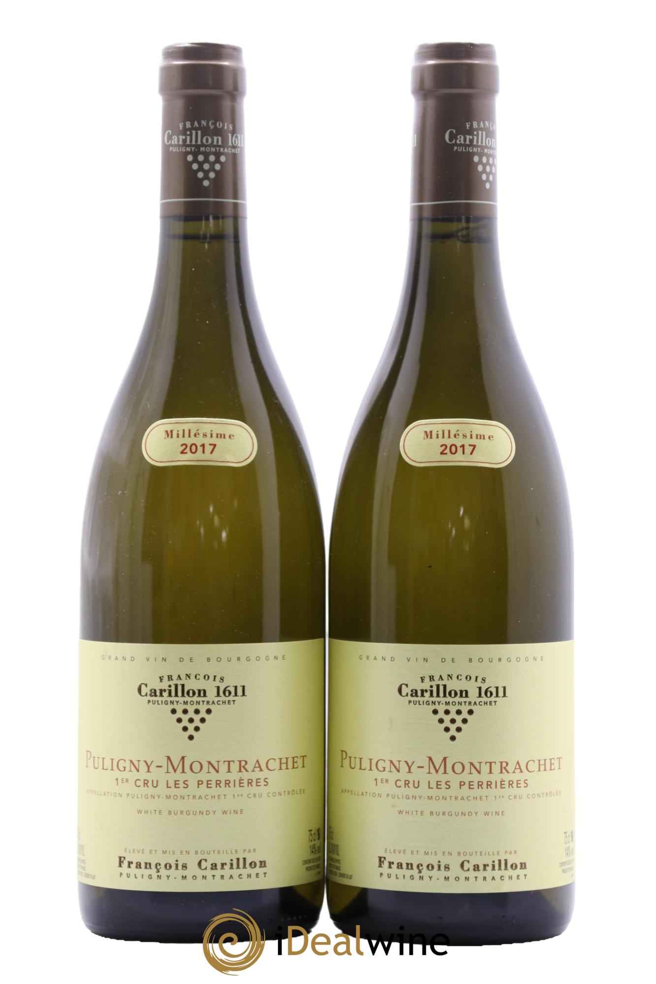 Puligny-Montrachet 1er Cru Les Perrières François Carillon 2017 - Lot de 2 bouteilles - 0