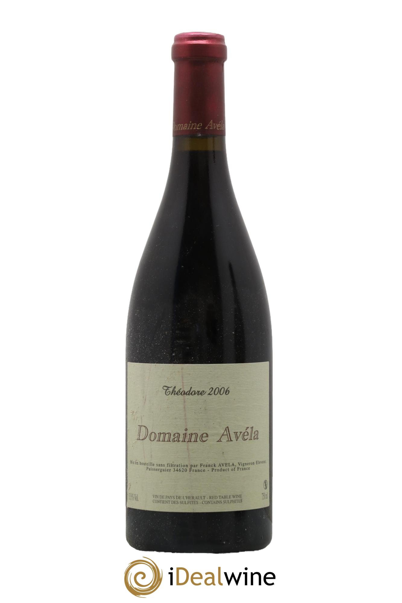 Vin de France Théodore Avéla 2006 - Lot de 1 bouteille - 0