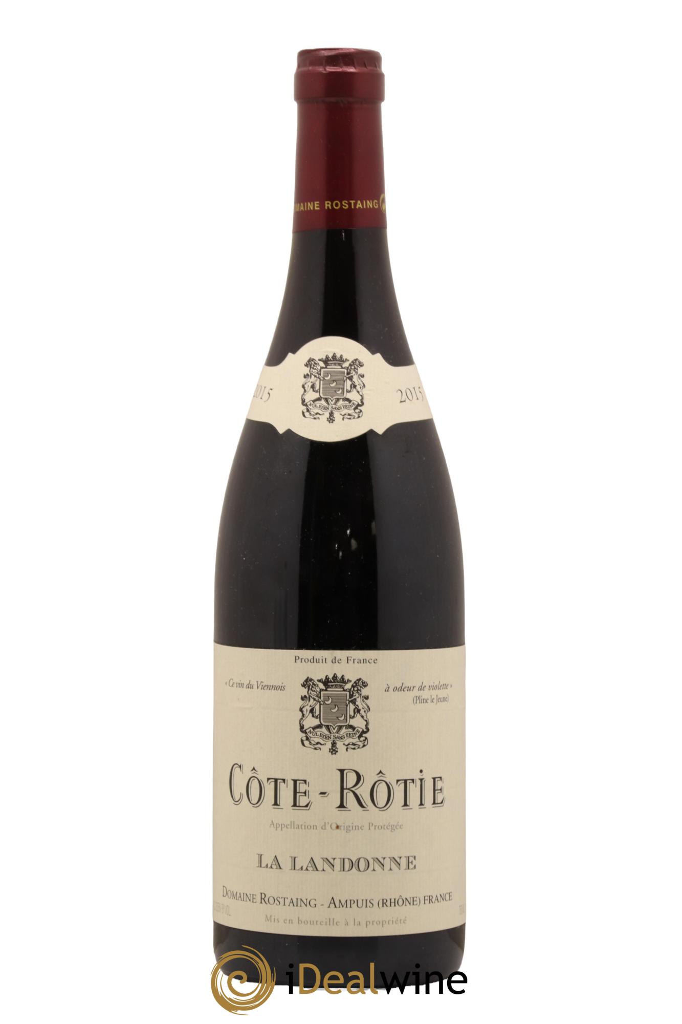 Côte-Rôtie La Landonne René Rostaing 2015 - Lot of 1 bottle - 0
