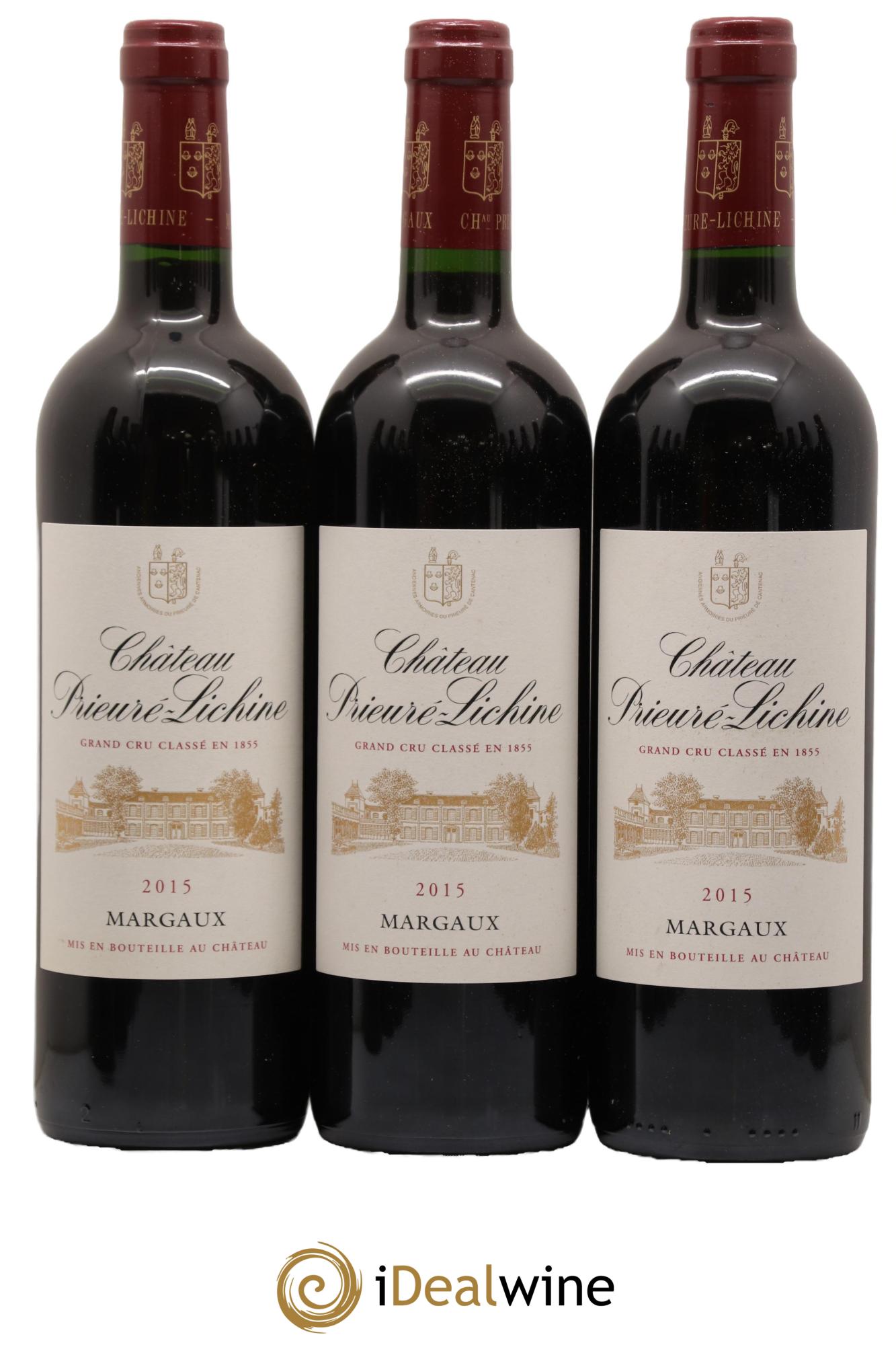 Château Prieuré Lichine 4ème Grand Cru Classé 2015 - Lot de 12 bouteilles - 1