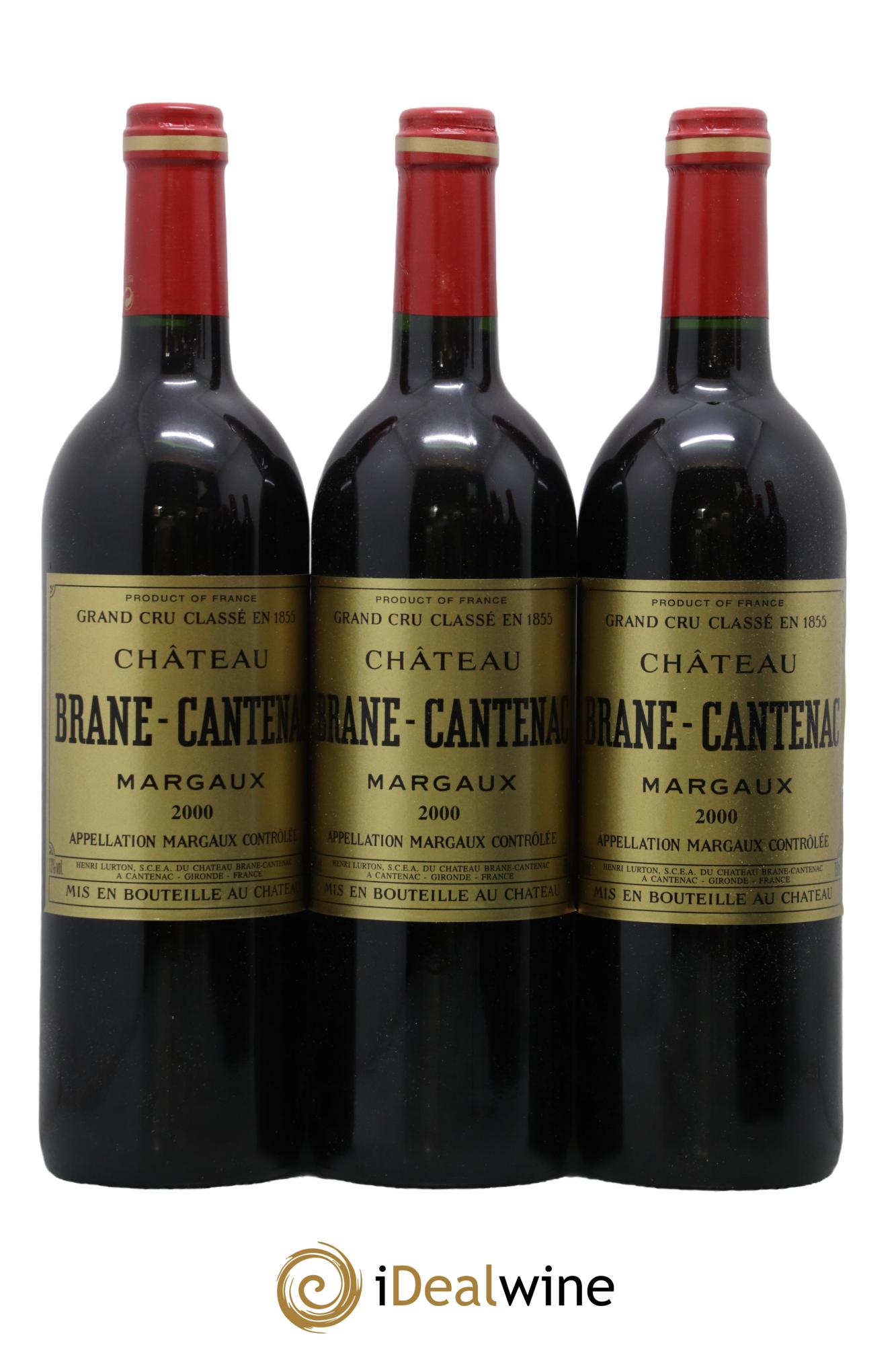 Château Brane Cantenac 2ème Grand Cru Classé 2000 - Lot de 12 bouteilles - 4
