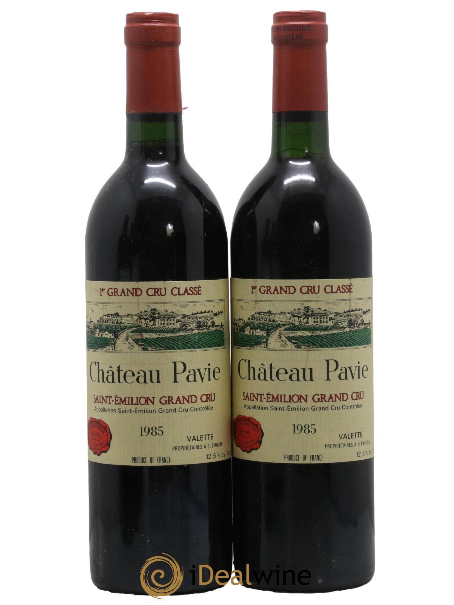 Château Pavie 1er Grand Cru Classé A 1985 - Lot de 2 bouteilles - 0