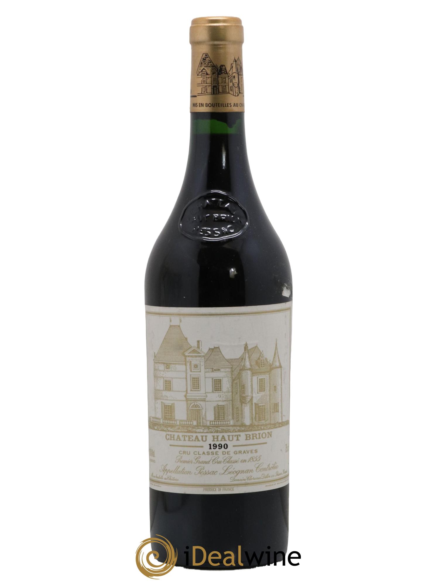 Château Haut Brion 1er Grand Cru Classé 1990 - Lot de 1 bouteille - 0