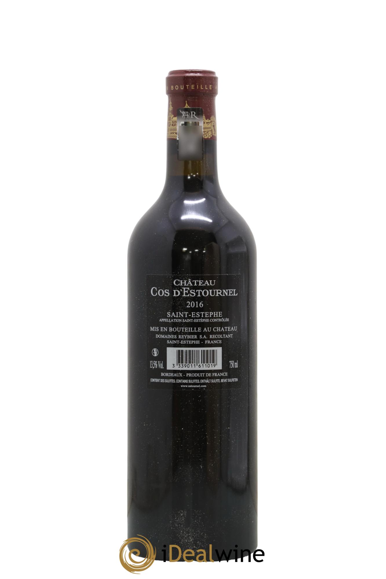 Cos d'Estournel 2ème Grand Cru Classé 2016 - Lot de 1 bouteille - 2