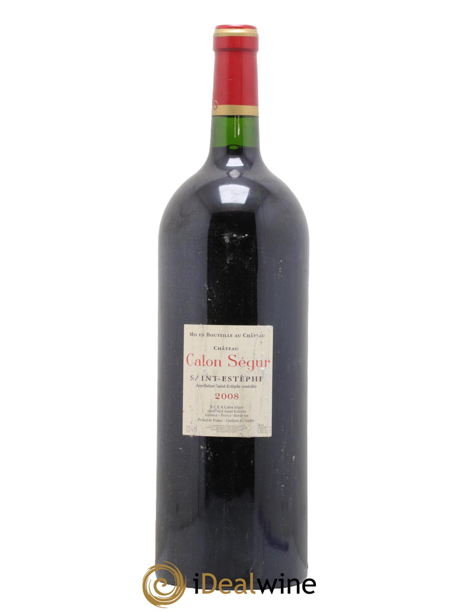 Château Calon Ségur 3ème Grand Cru Classé 2008 - Lot de 1 magnum - 1
