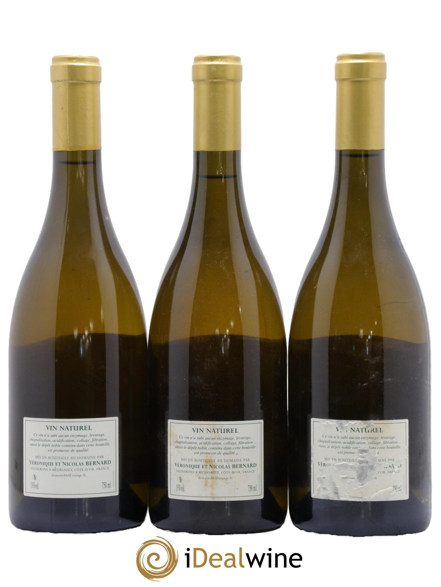 Puligny-Montrachet 1er Cru Les Folatières Bernard Bonin 2009 - Posten von 3 Flaschen - 1