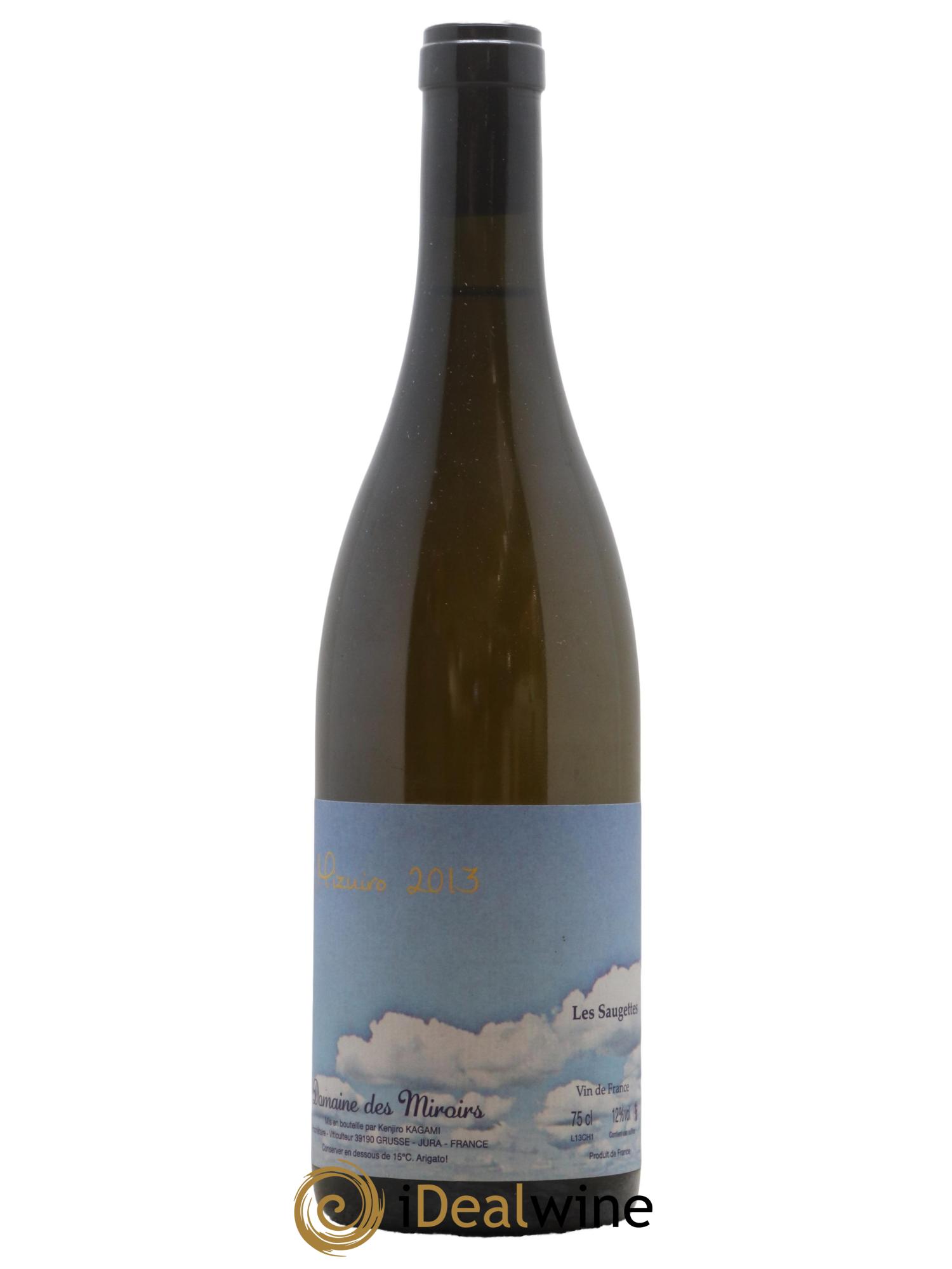 Vin de France Mizuiro Les Saugettes Kenjiro Kagami - Domaine des Miroirs 2013 - Lot de 1 bouteille - 0