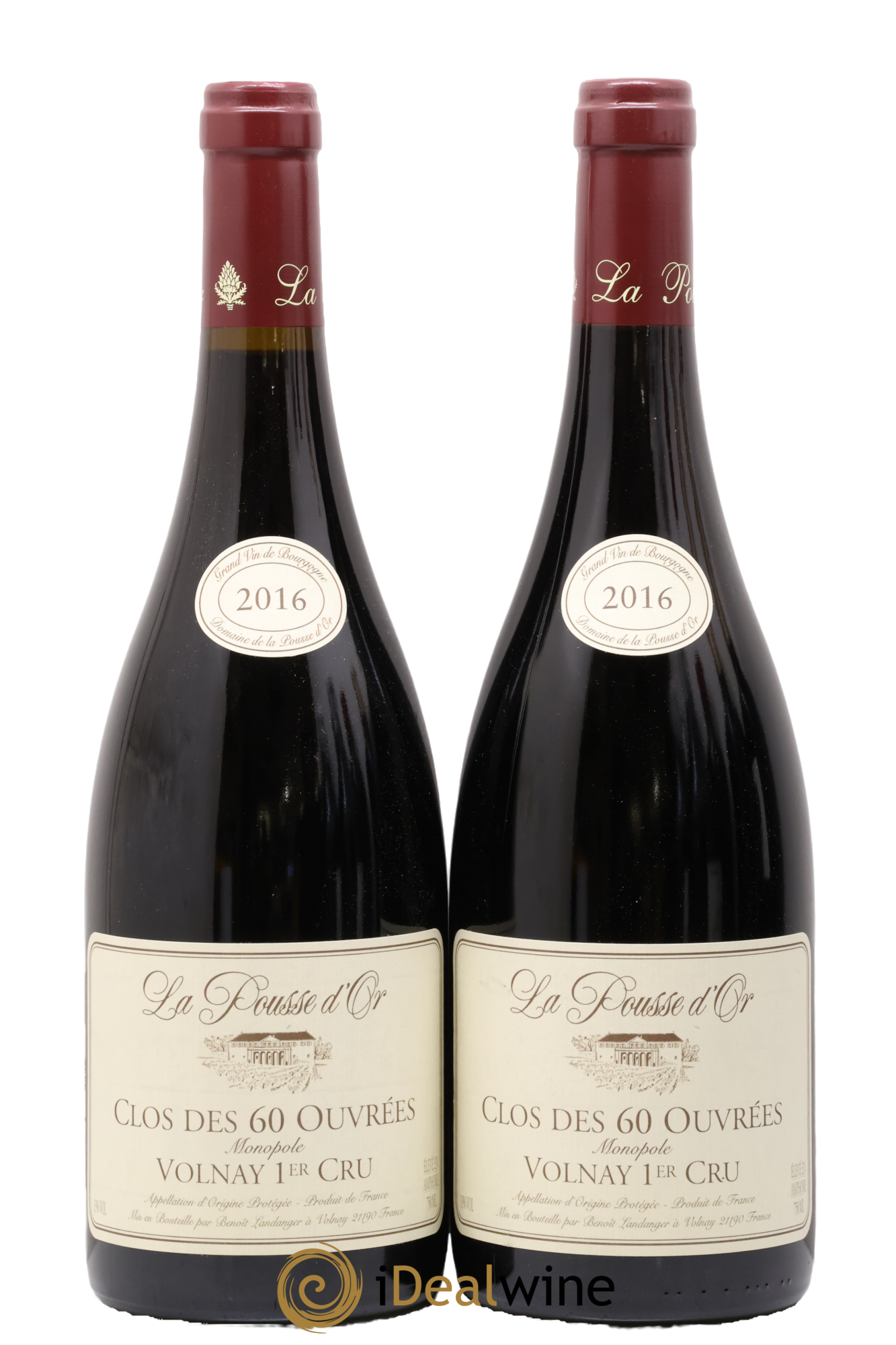 Volnay 1er Cru Clos des 60 ouvrées Cuvée Amphore La Pousse d'Or (Domaine de) 2016 - Posten von 2 Flaschen - 0