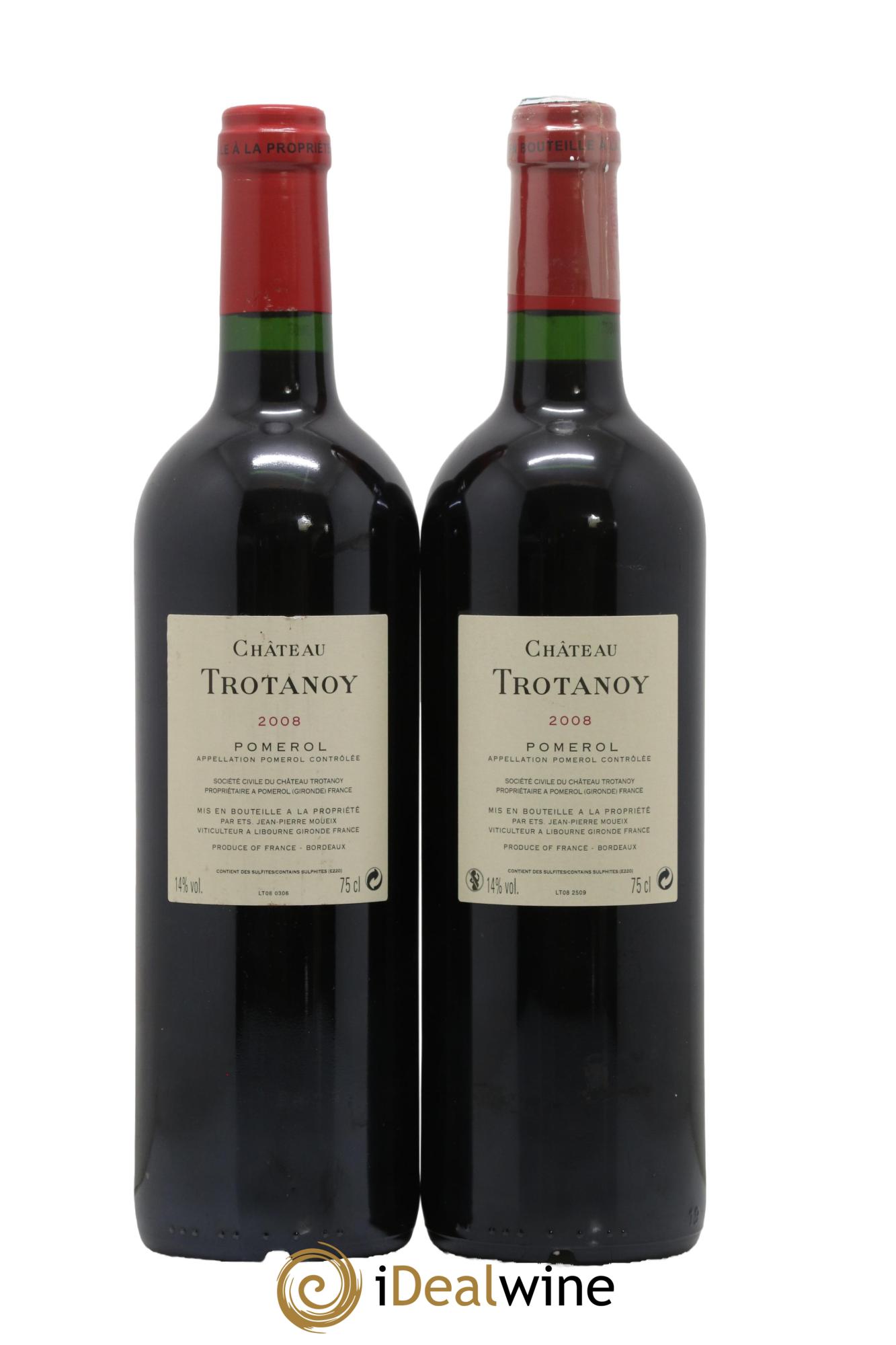 Château Trotanoy 2008 - Posten von 2 Flaschen - 1