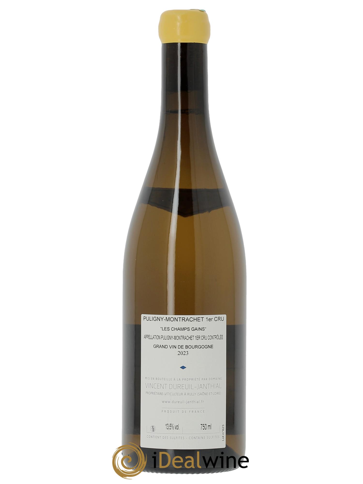 Puligny-Montrachet 1er Cru Les Champs Gains Vincent Dureuil-Janthial 2023 - Lot de 1 bouteille - 1
